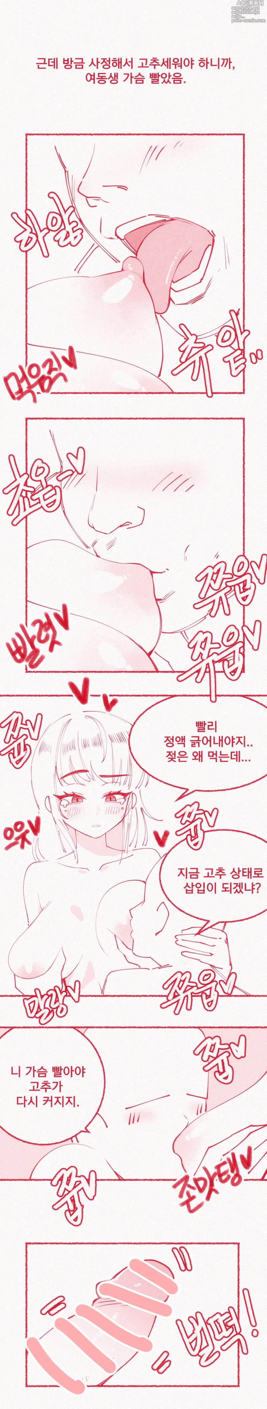 Page 27 of doujinshi 가슴빨리고 싶은 여동생