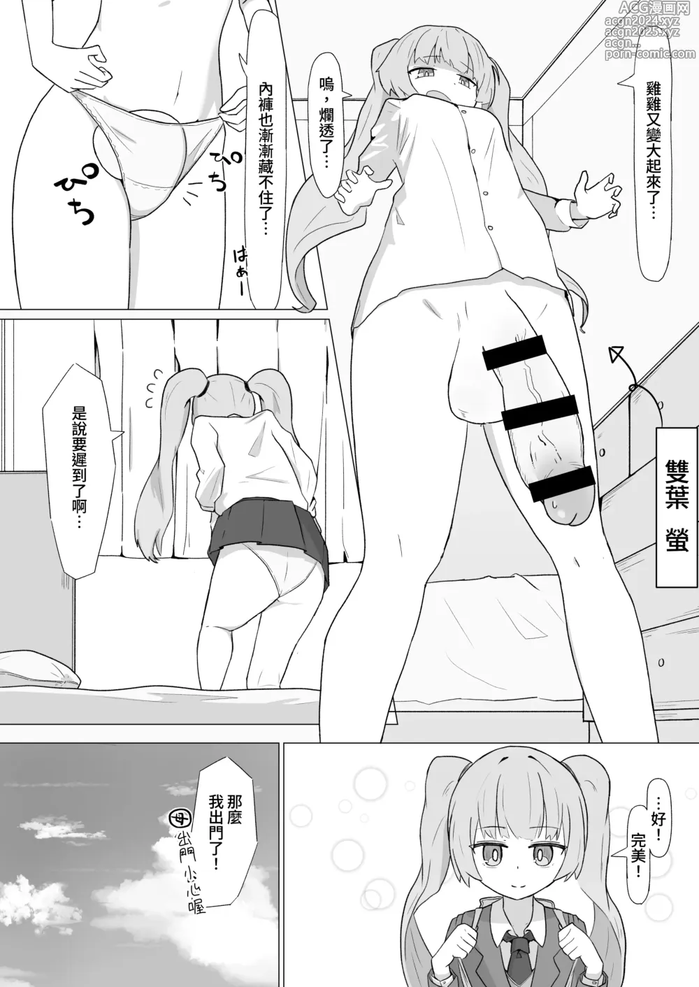 Page 3 of doujinshi Onee-san to no Koubi ni Hamaru Futa Musume no Hanashi