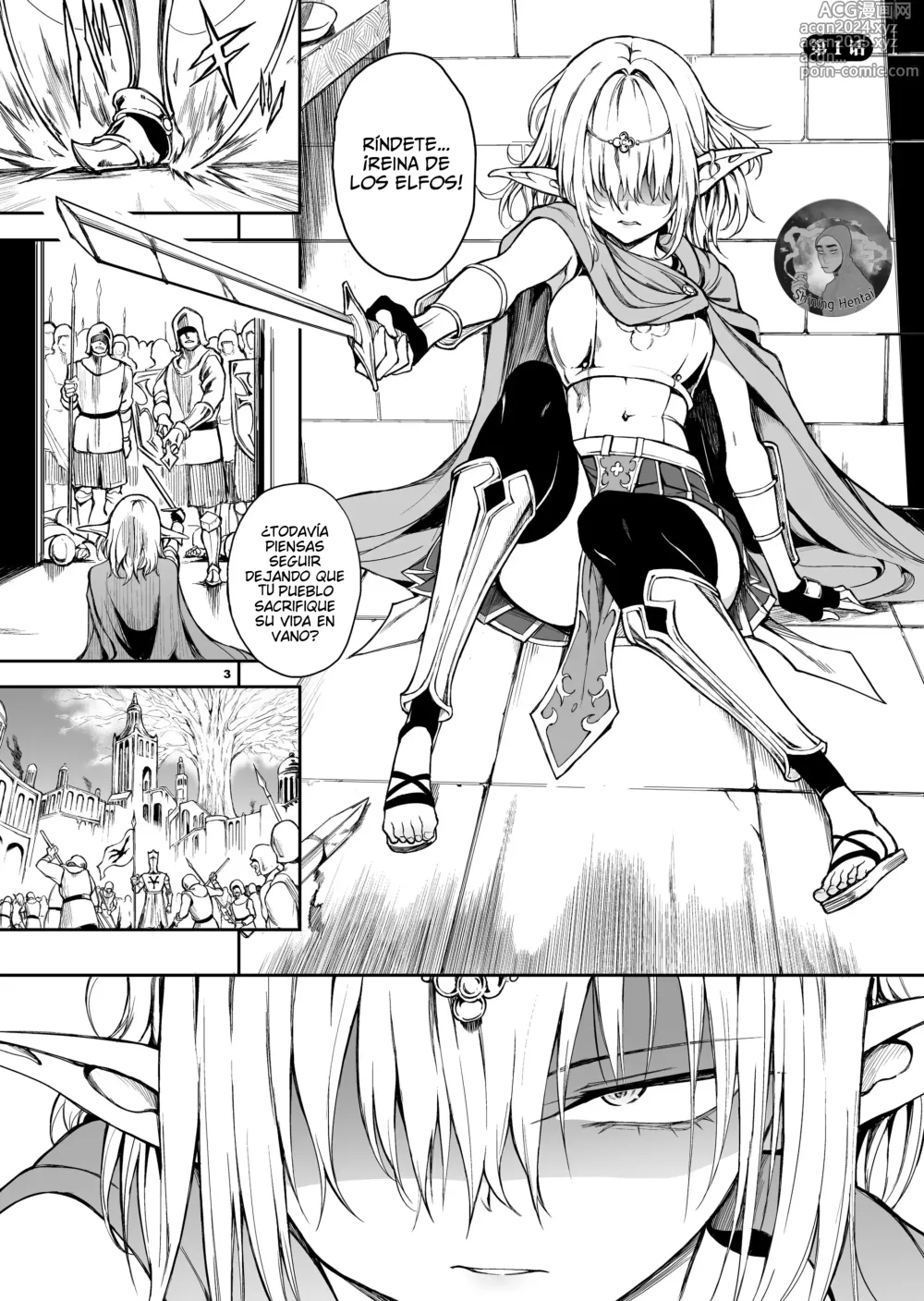 Page 3 of doujinshi Educación elfica. El país subyugado