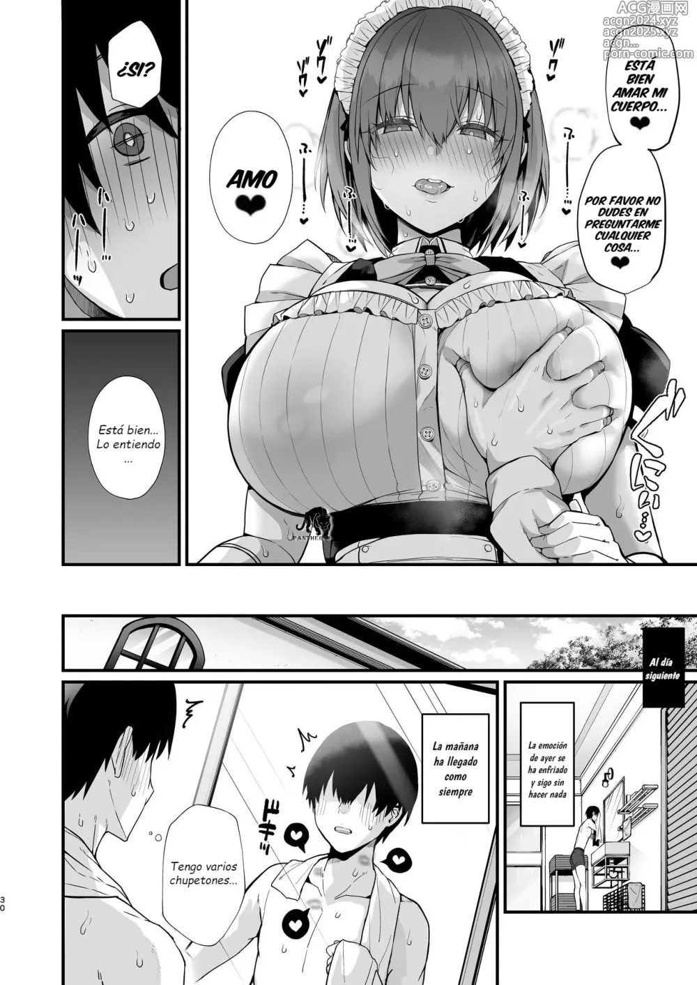 Page 29 of doujinshi Sirvienta del amor -Una historia sobre tener sexo con una gentil y dulce sirvienta erotica de grandes pechos-