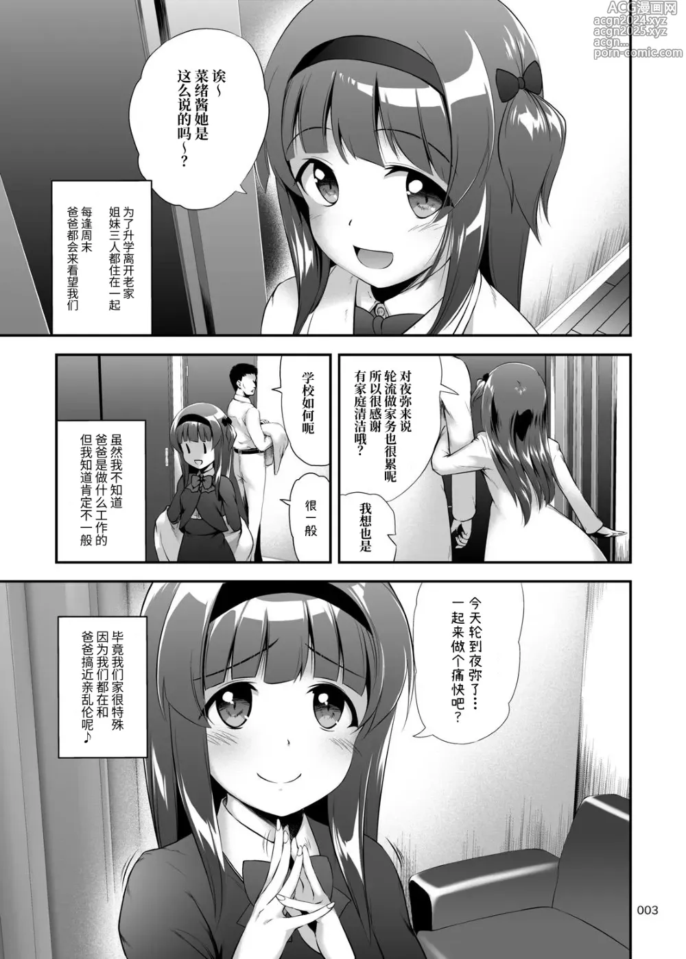 Page 3 of doujinshi 中出！父亲肉棒Junkie2 ～有父女受精怀孕西瓜肚H哦