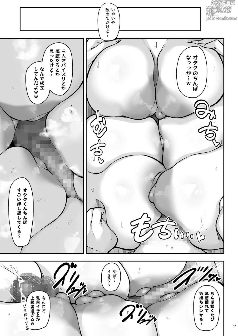 Page 46 of doujinshi Doukyuusei Gal 3 Nin-gumi to…