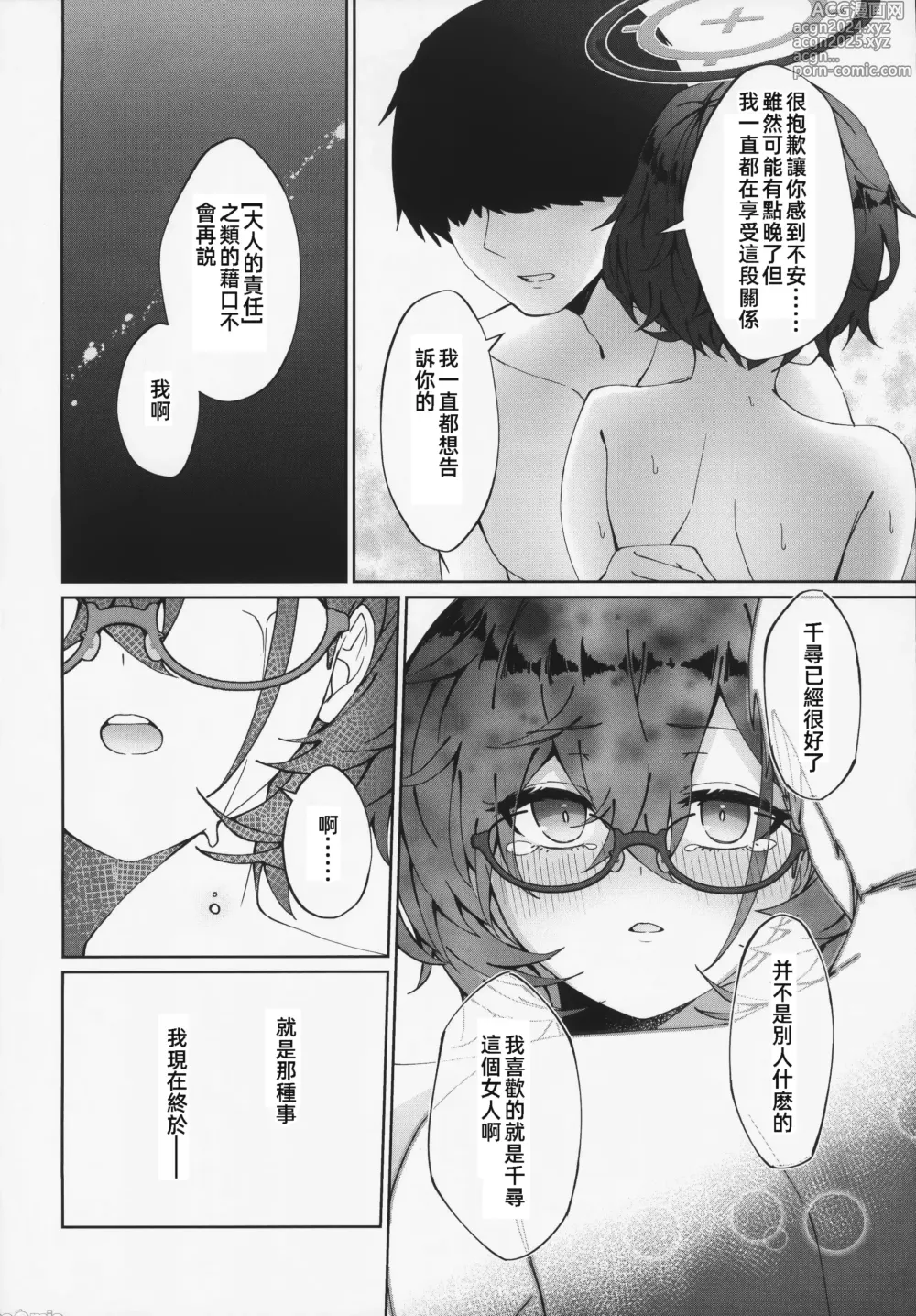 Page 22 of doujinshi 夜晚，要充分利用