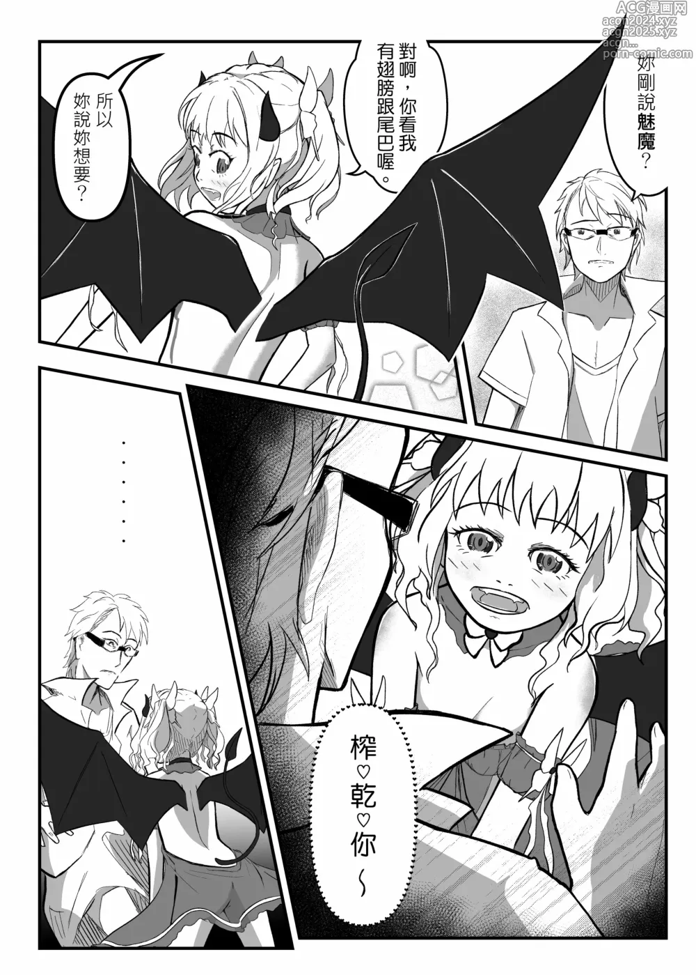 Page 4 of doujinshi The story of the little succubus