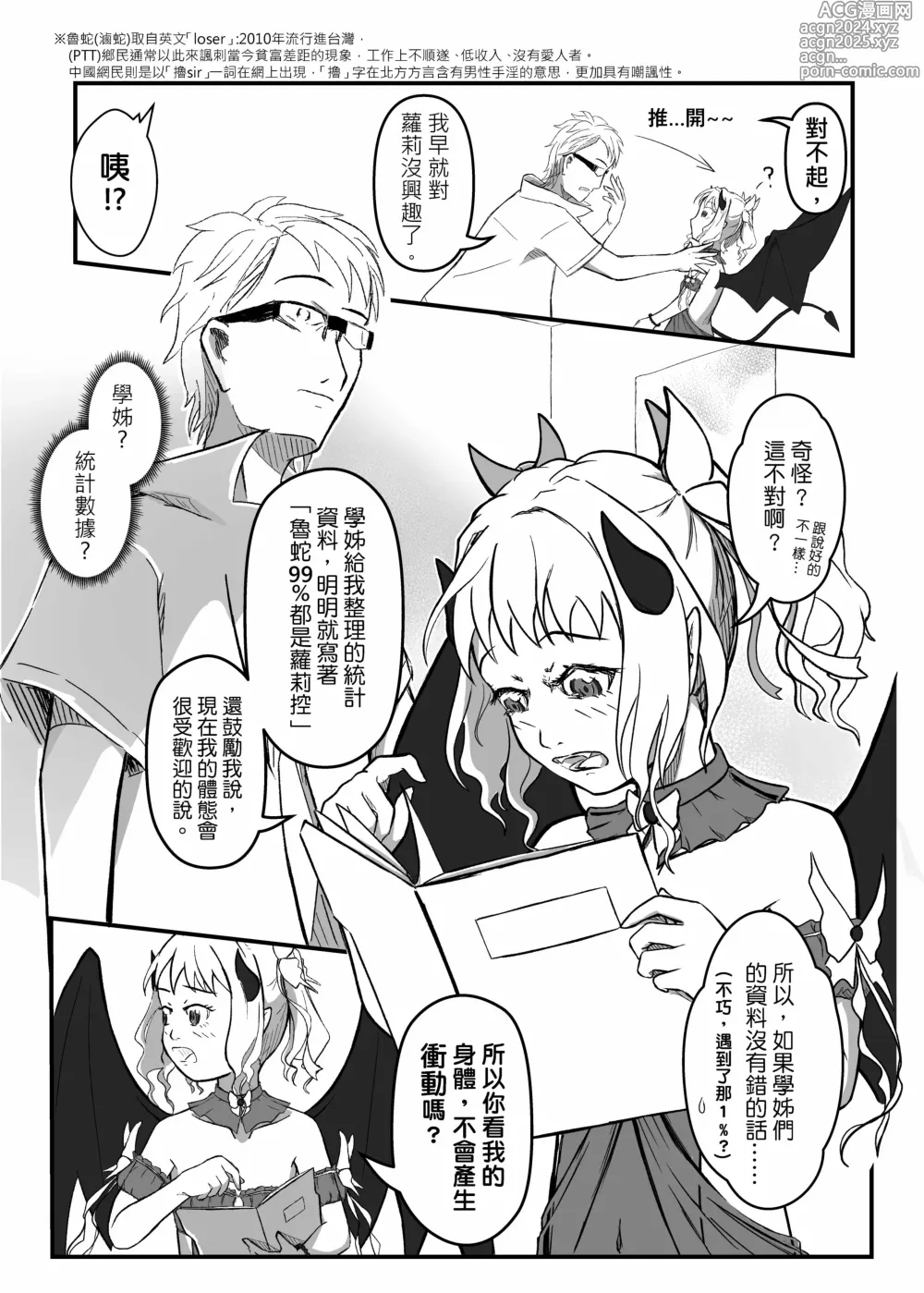 Page 5 of doujinshi The story of the little succubus