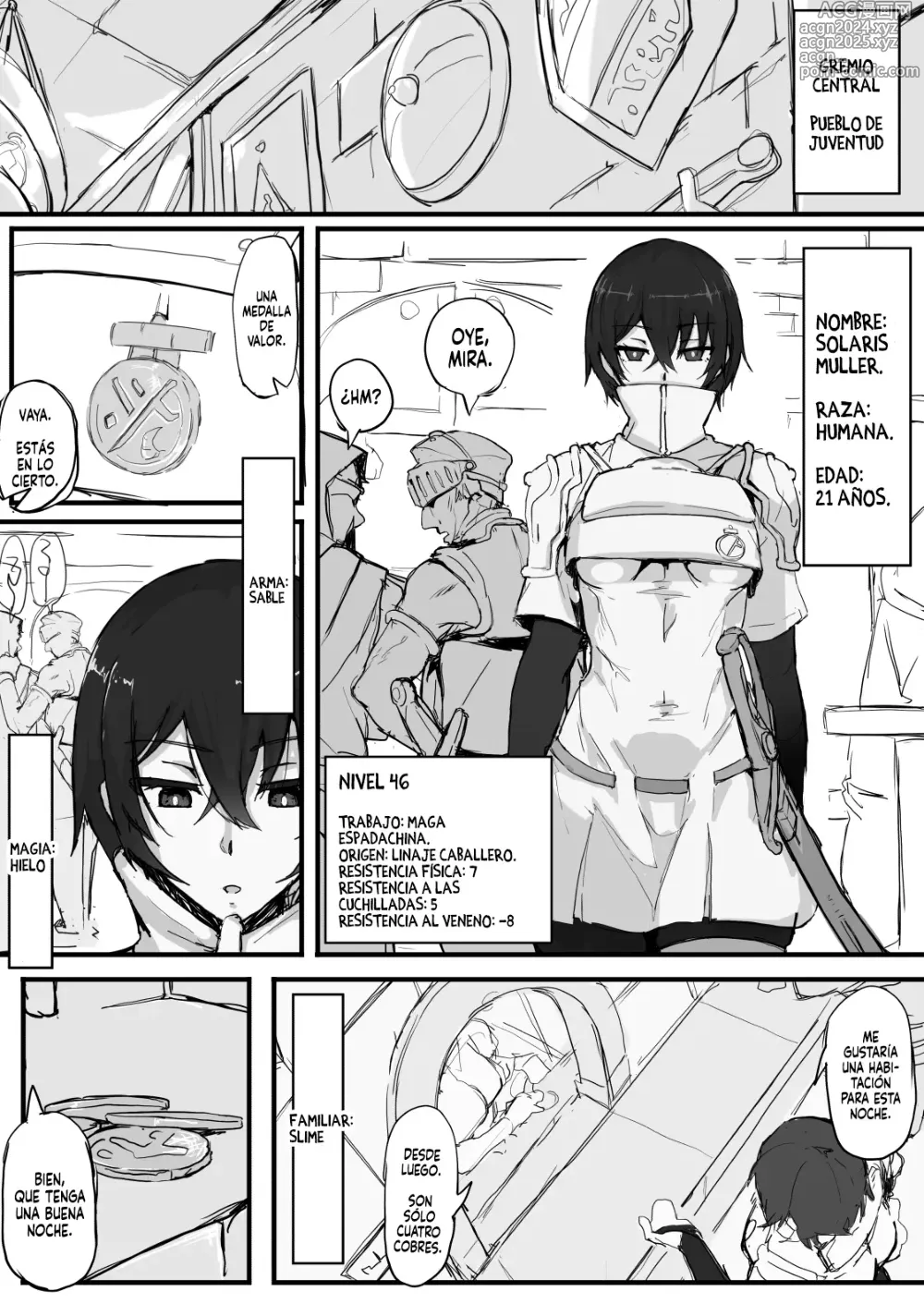 Page 3 of doujinshi La Estoica Afición de la Espadachina de Pelo Oscuro