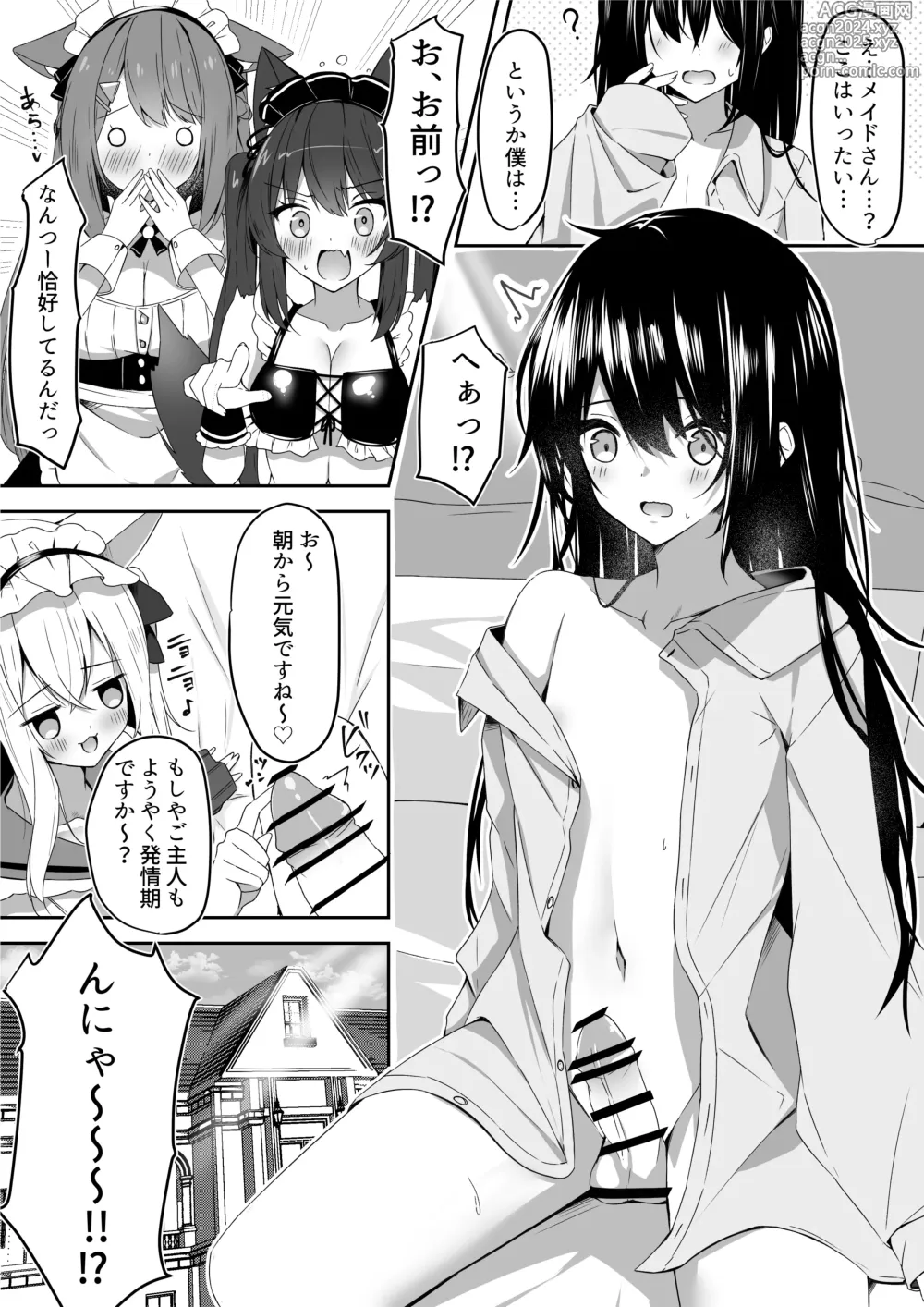 Page 3 of doujinshi Maid-san Hatsujou Chuuihou!?