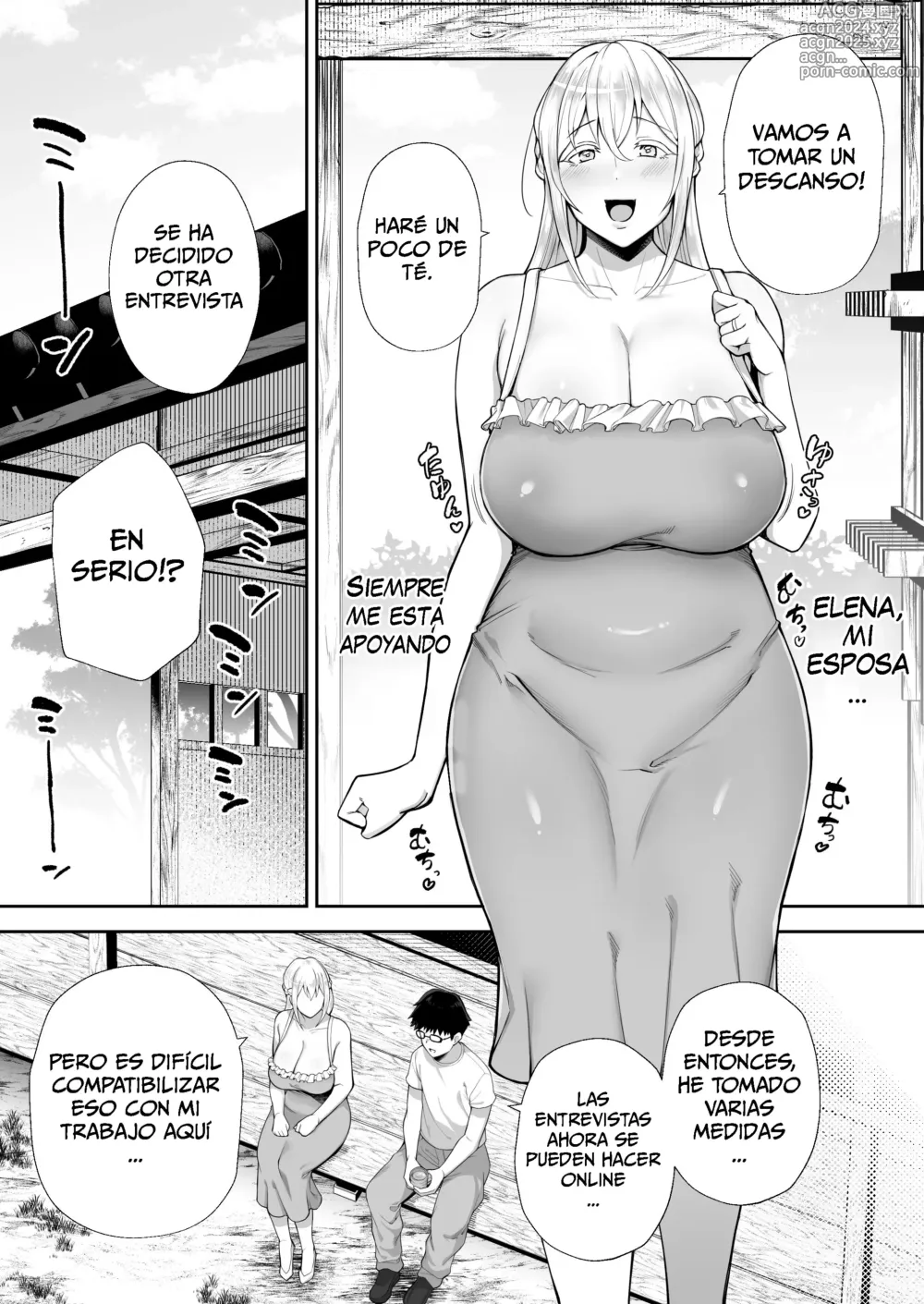 Page 2 of doujinshi Netorareta Bakunyuu Blonde Zuma Elena 02