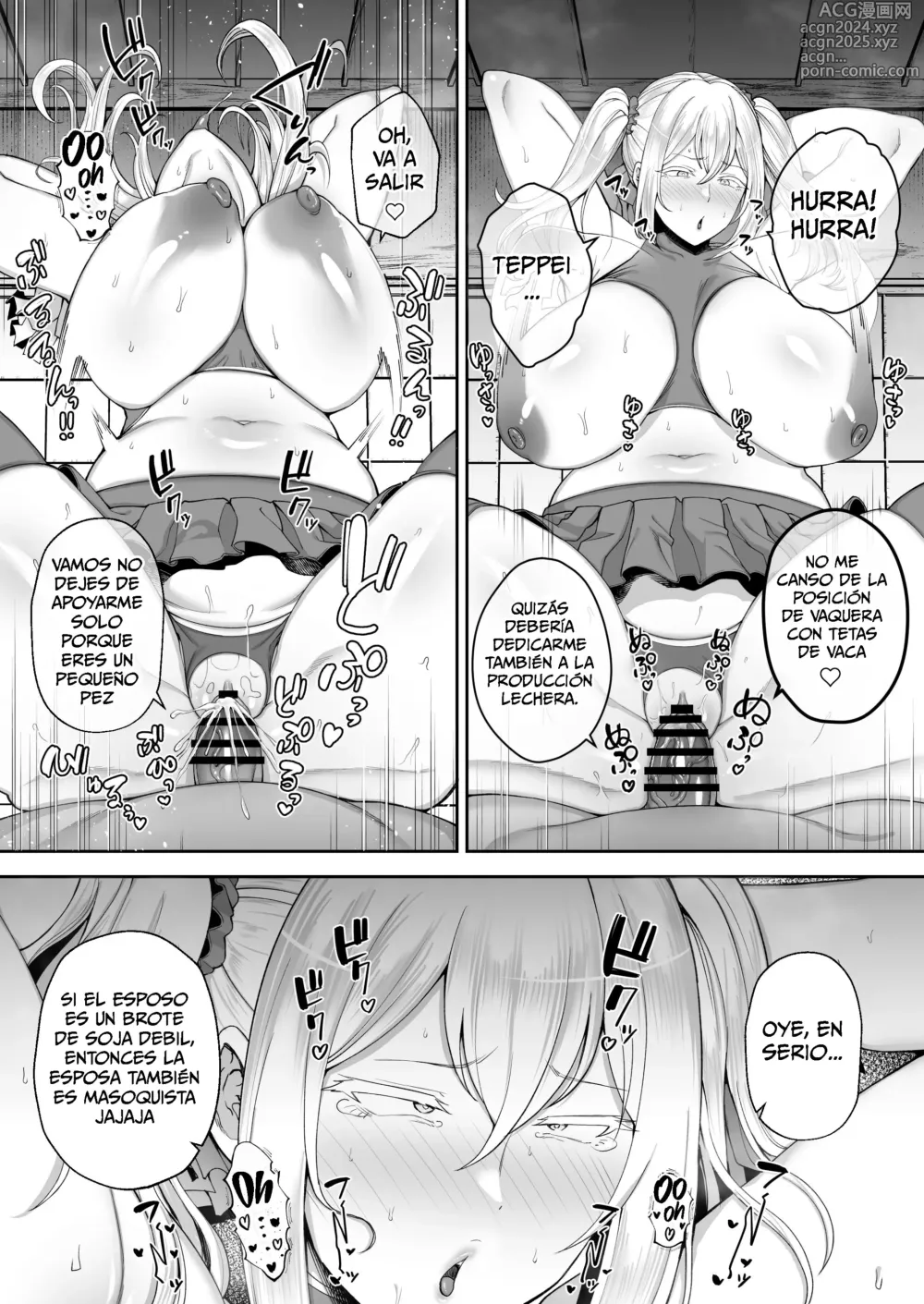 Page 34 of doujinshi Netorareta Bakunyuu Blonde Zuma Elena 02