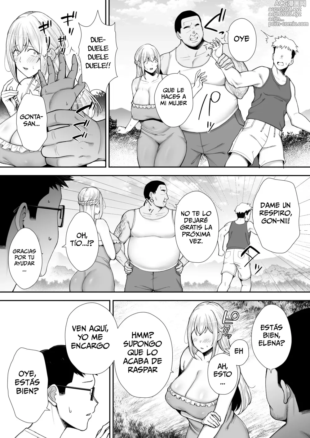 Page 47 of doujinshi Netorareta Bakunyuu Blonde Zuma Elena 02