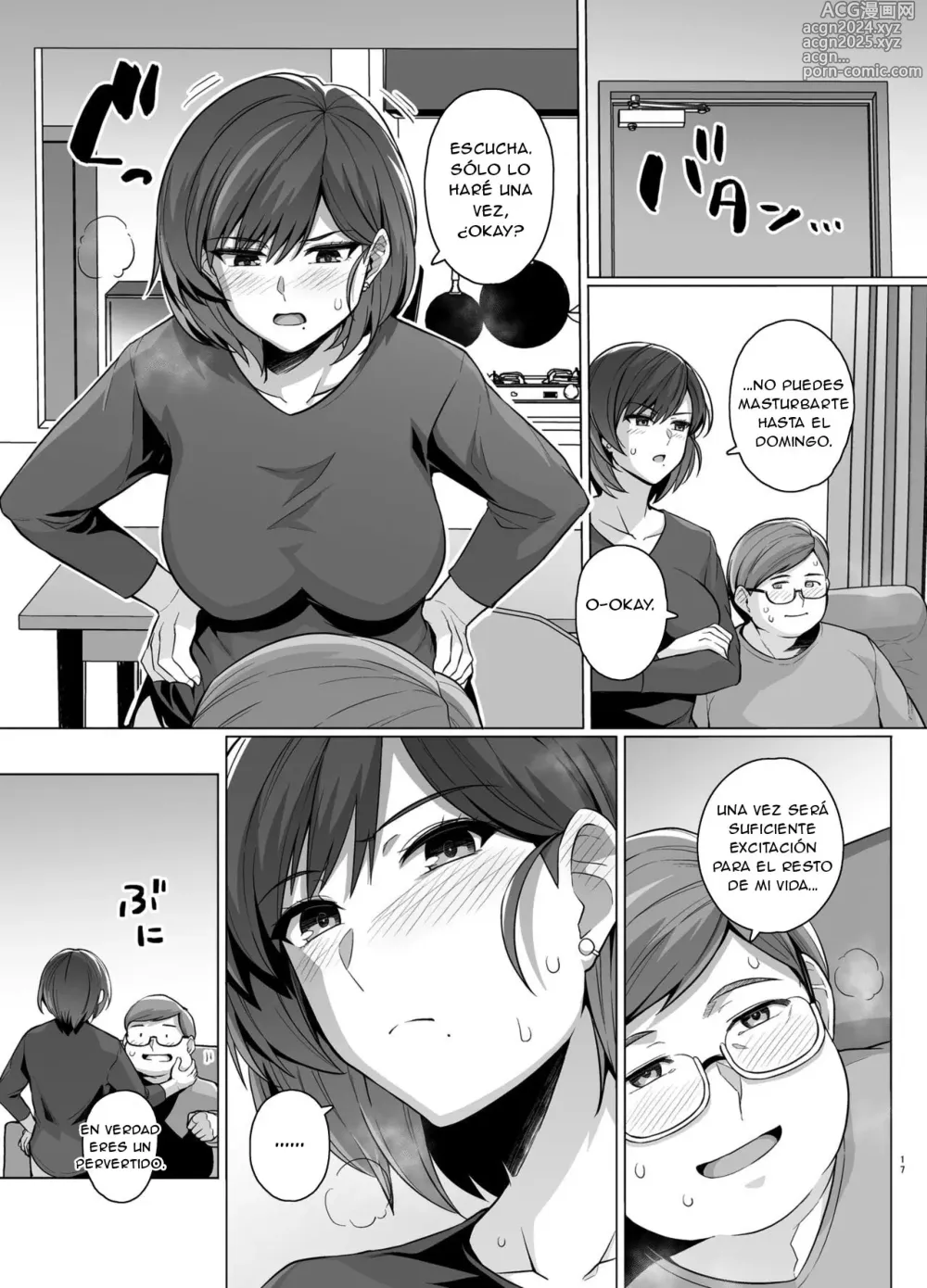 Page 19 of doujinshi Tsuma ga, Tanin no Mesu ni naru made -Short Cut Kyonyuu Tsuma Sasaki Misaki Hen- (decensored)