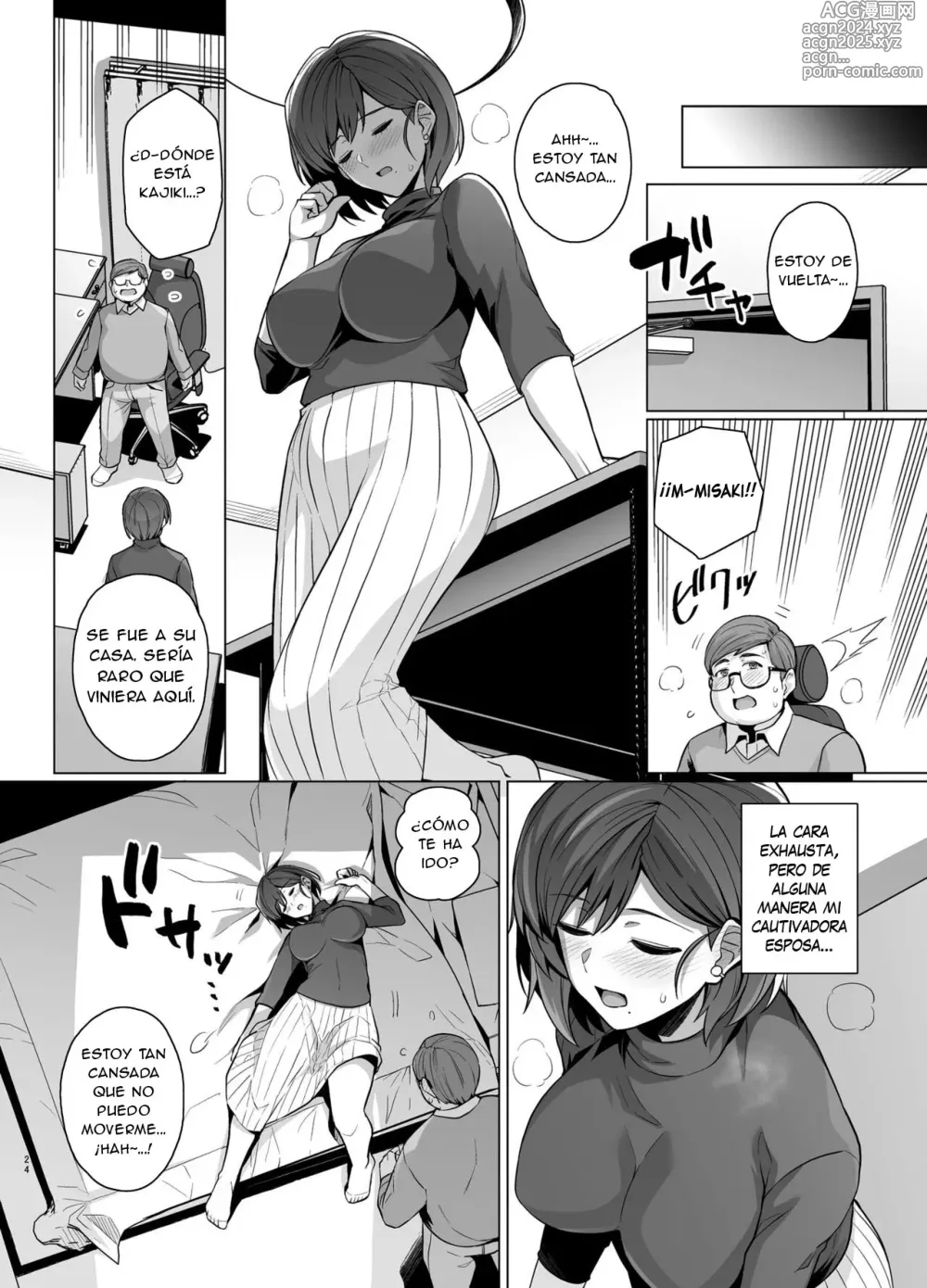 Page 26 of doujinshi Tsuma ga, Tanin no Mesu ni naru made -Short Cut Kyonyuu Tsuma Sasaki Misaki Hen- (decensored)