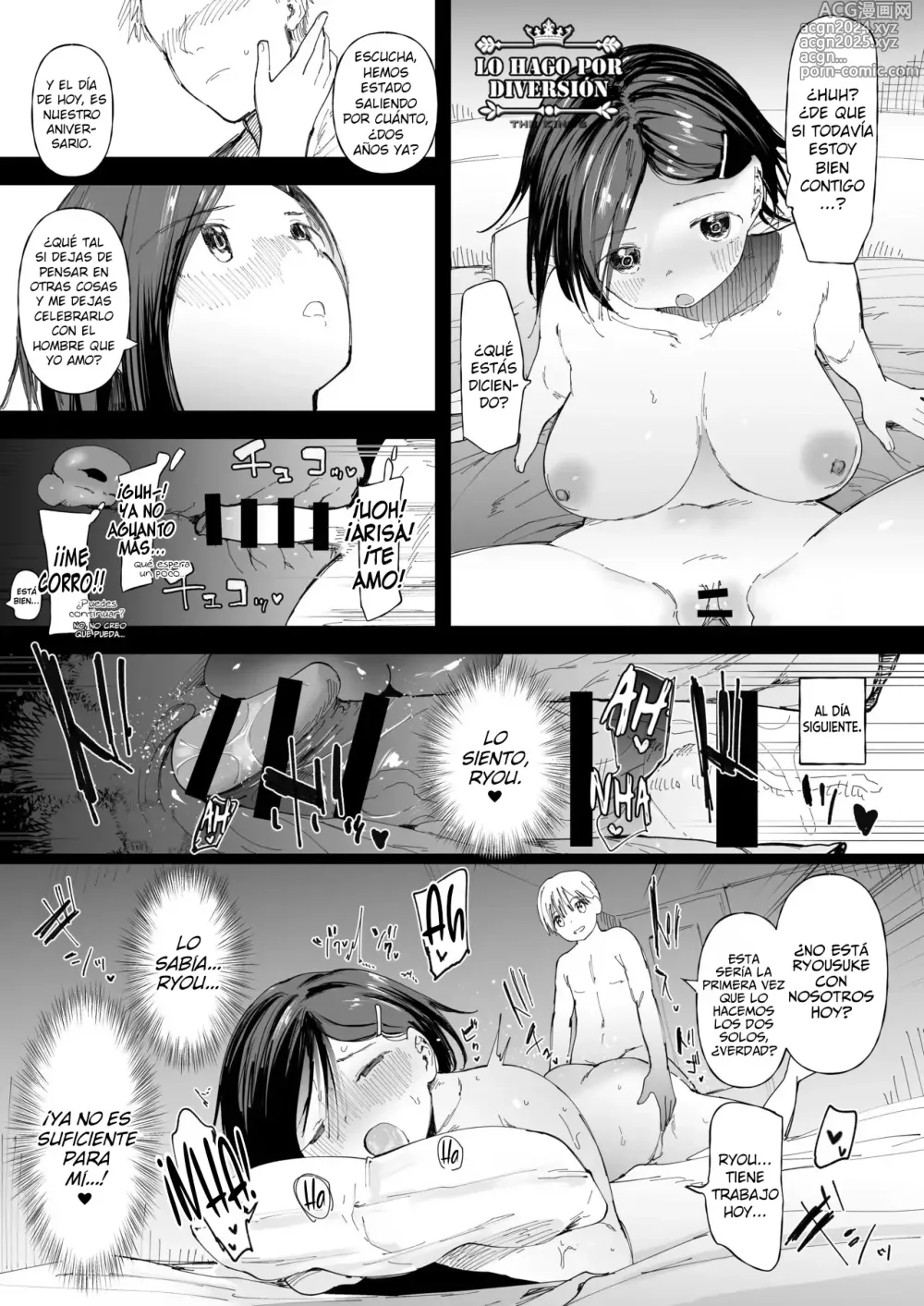 Page 3 of doujinshi Intenté que un Niño con un Pene Enorme se Follara a Mi Novia