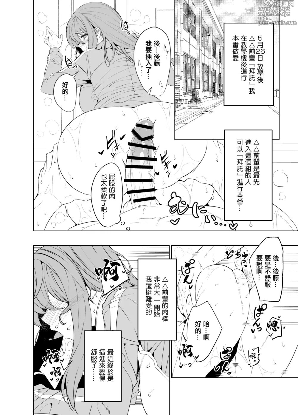 Page 10 of doujinshi 波奇醬的活動日誌。