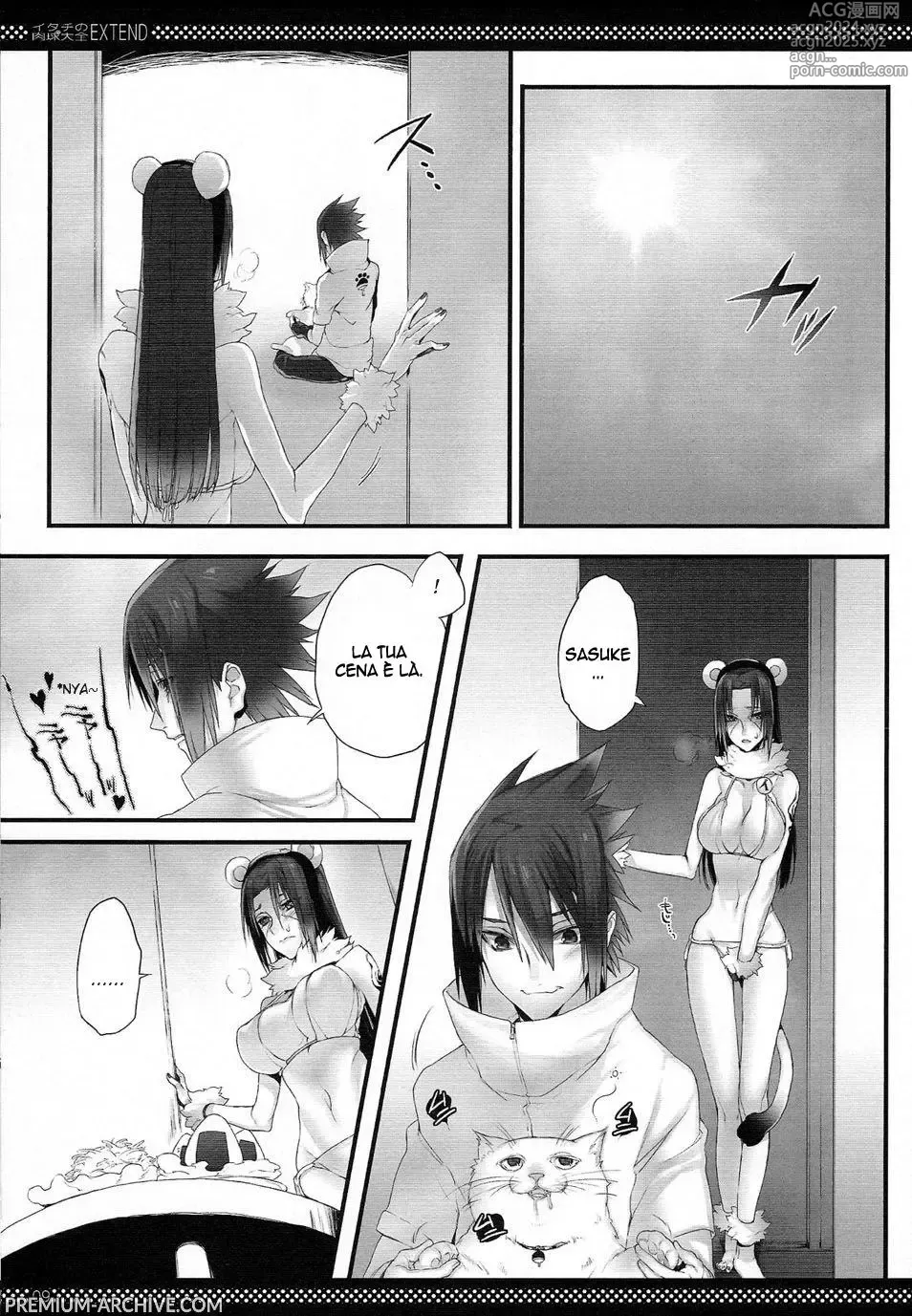 Page 8 of doujinshi Itachi no Nikukyuu Taizen EXTEND