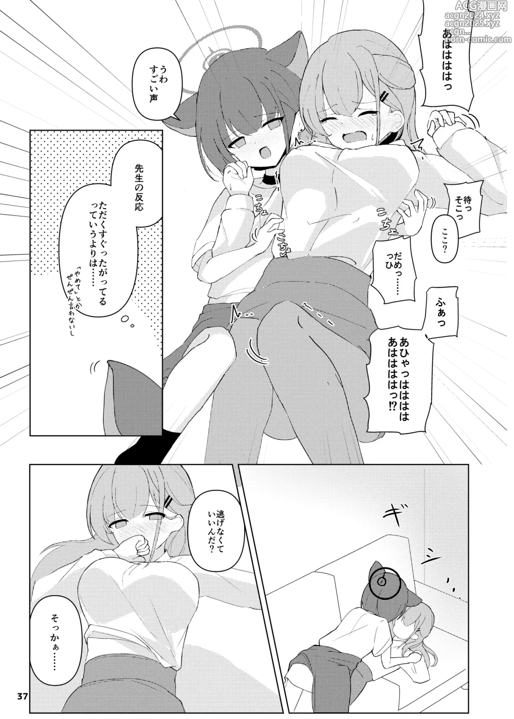 Page 38 of doujinshi Sensei!   Kivotos  de  Kusuguri wa  Ecchi  na Koto nanda yo!