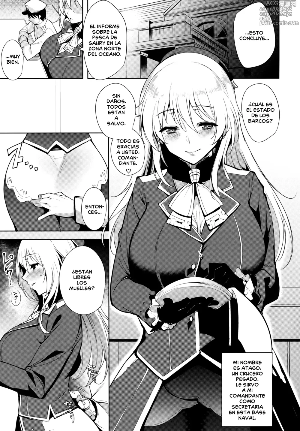 Page 4 of doujinshi Atago At Work