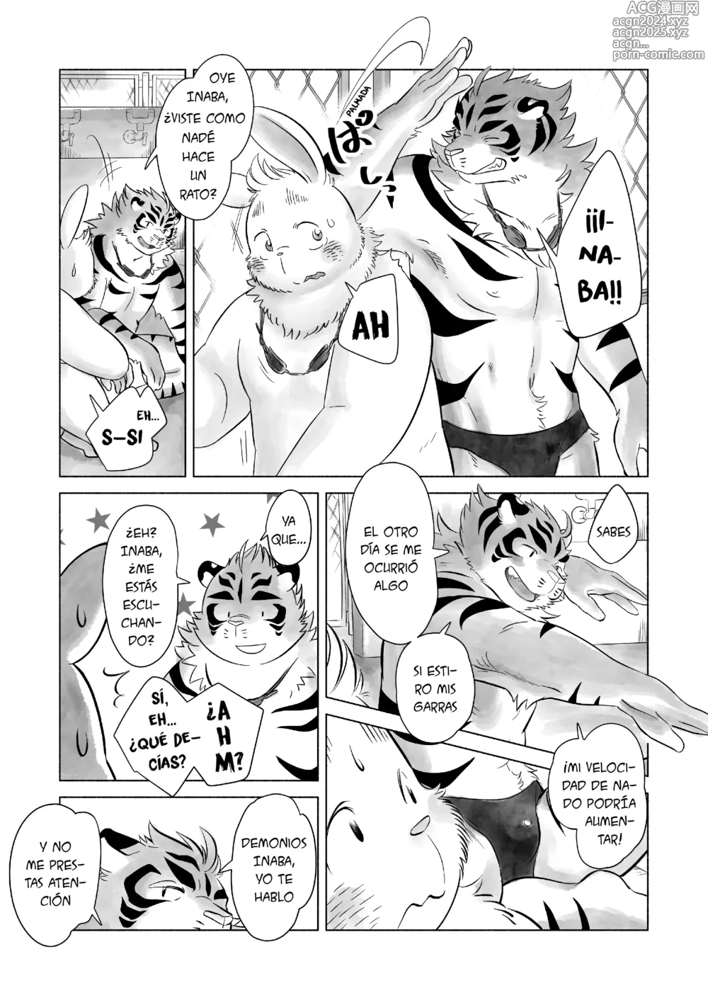 Page 2 of doujinshi En la piscina con un maldito sinvergüenza