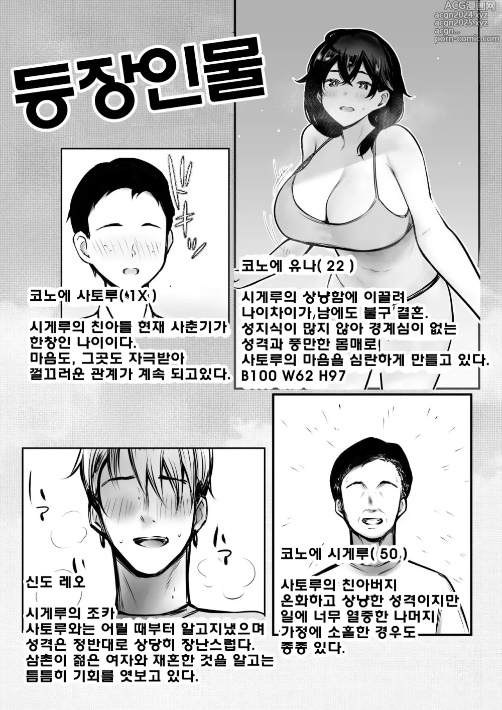 Page 2 of doujinshi 내가 먼저 좋아했던 새엄마가 야리친 양아치들에게 교배당하는 여름3