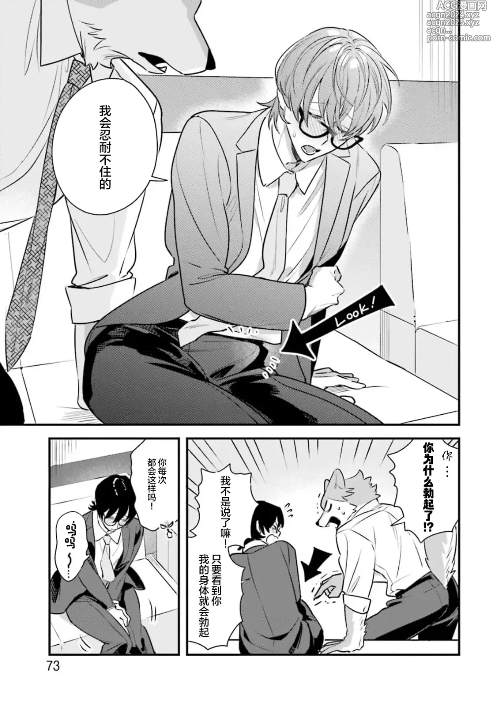 Page 77 of manga 性癖是脾气不好的狼先生