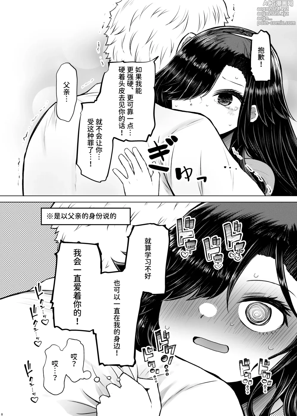 Page 8 of doujinshi 既然没有得遗传病的风险，就可以和亲生父亲造小孩了吧4