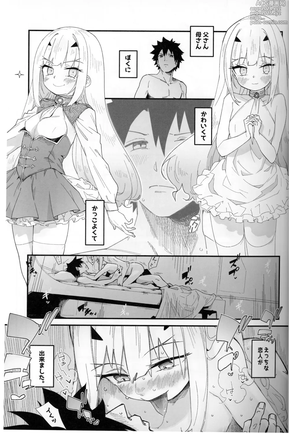 Page 2 of doujinshi Melu-ko wa Guigui Kuru ga Koubi ga Doheta.