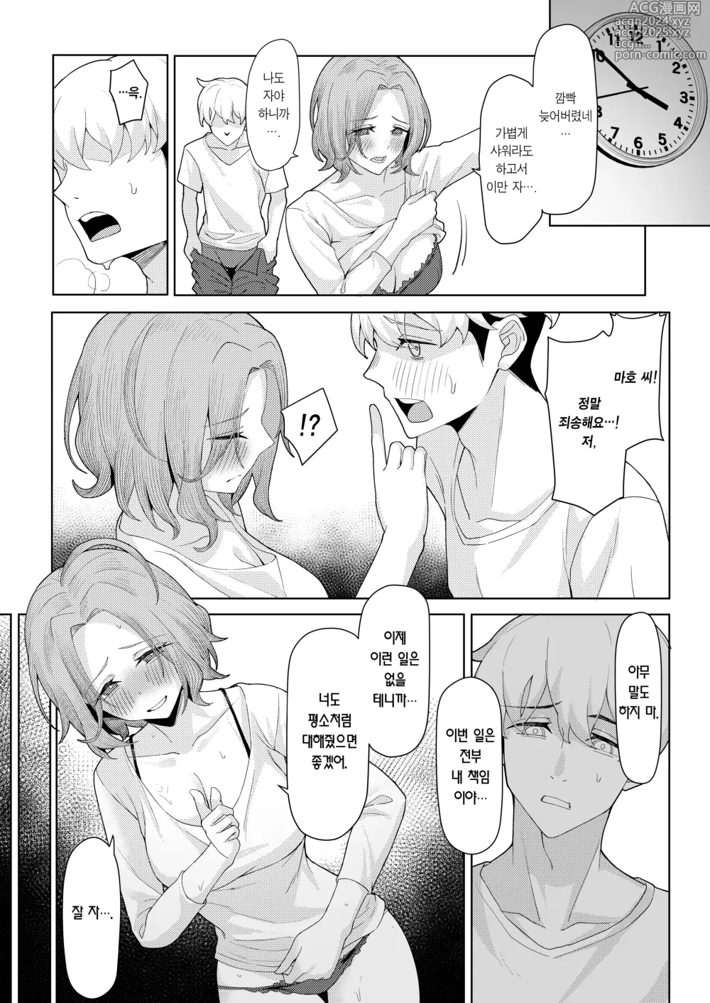 Page 17 of doujinshi 아버지의 재혼으로 동거하게 된 새엄마와 새누나동생과 교대로 섹스하게 된 책