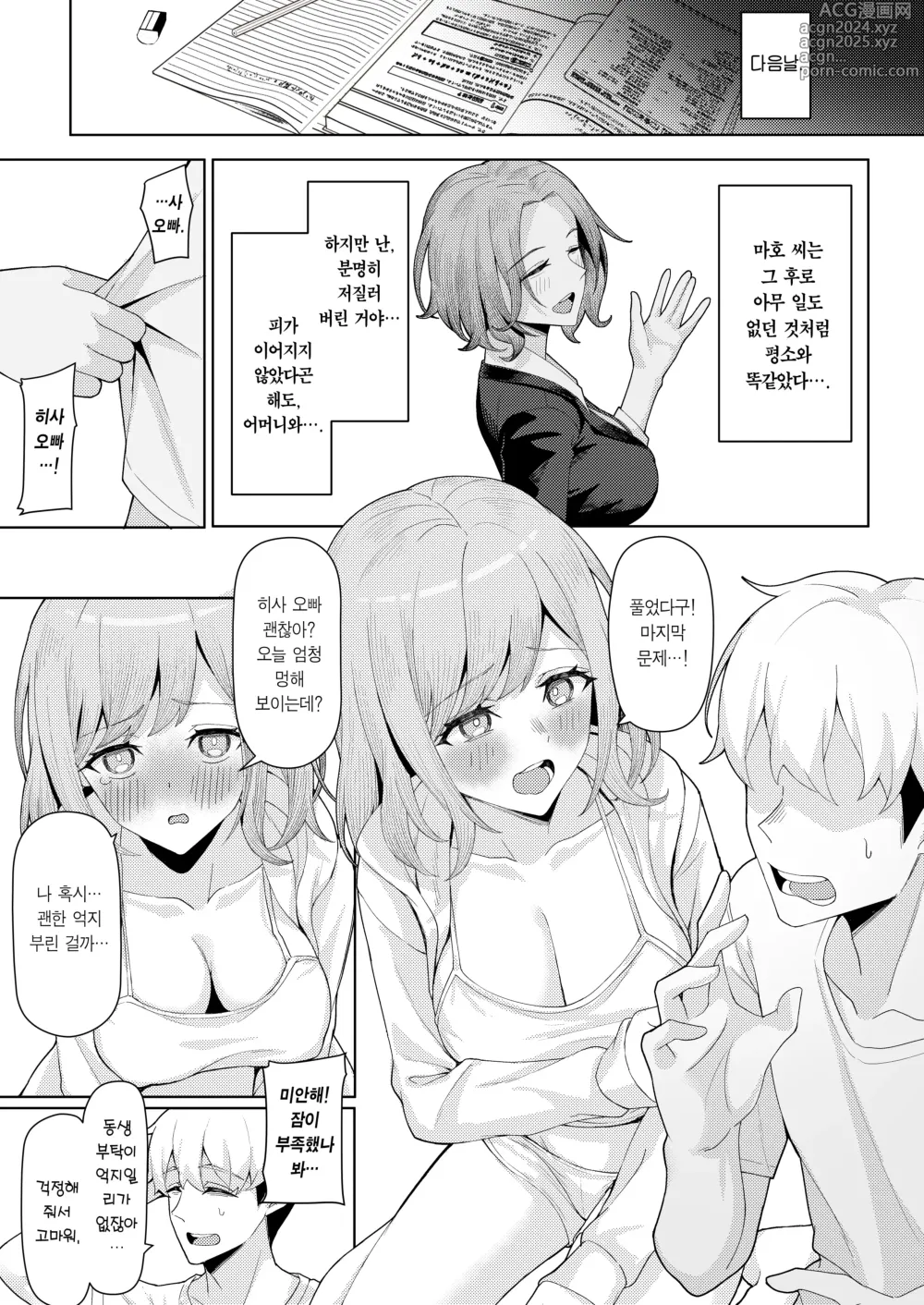 Page 18 of doujinshi 아버지의 재혼으로 동거하게 된 새엄마와 새누나동생과 교대로 섹스하게 된 책