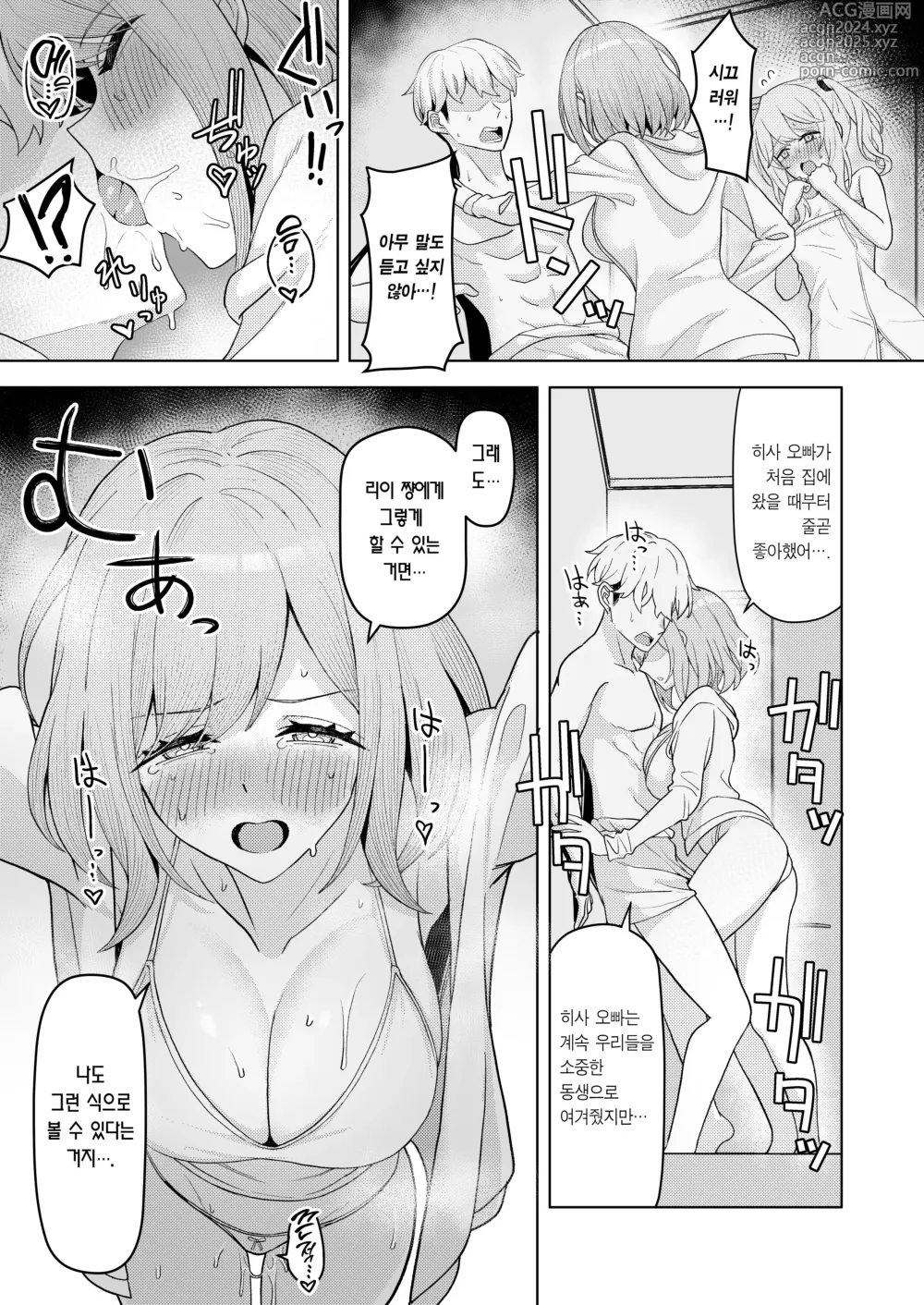 Page 32 of doujinshi 아버지의 재혼으로 동거하게 된 새엄마와 새누나동생과 교대로 섹스하게 된 책