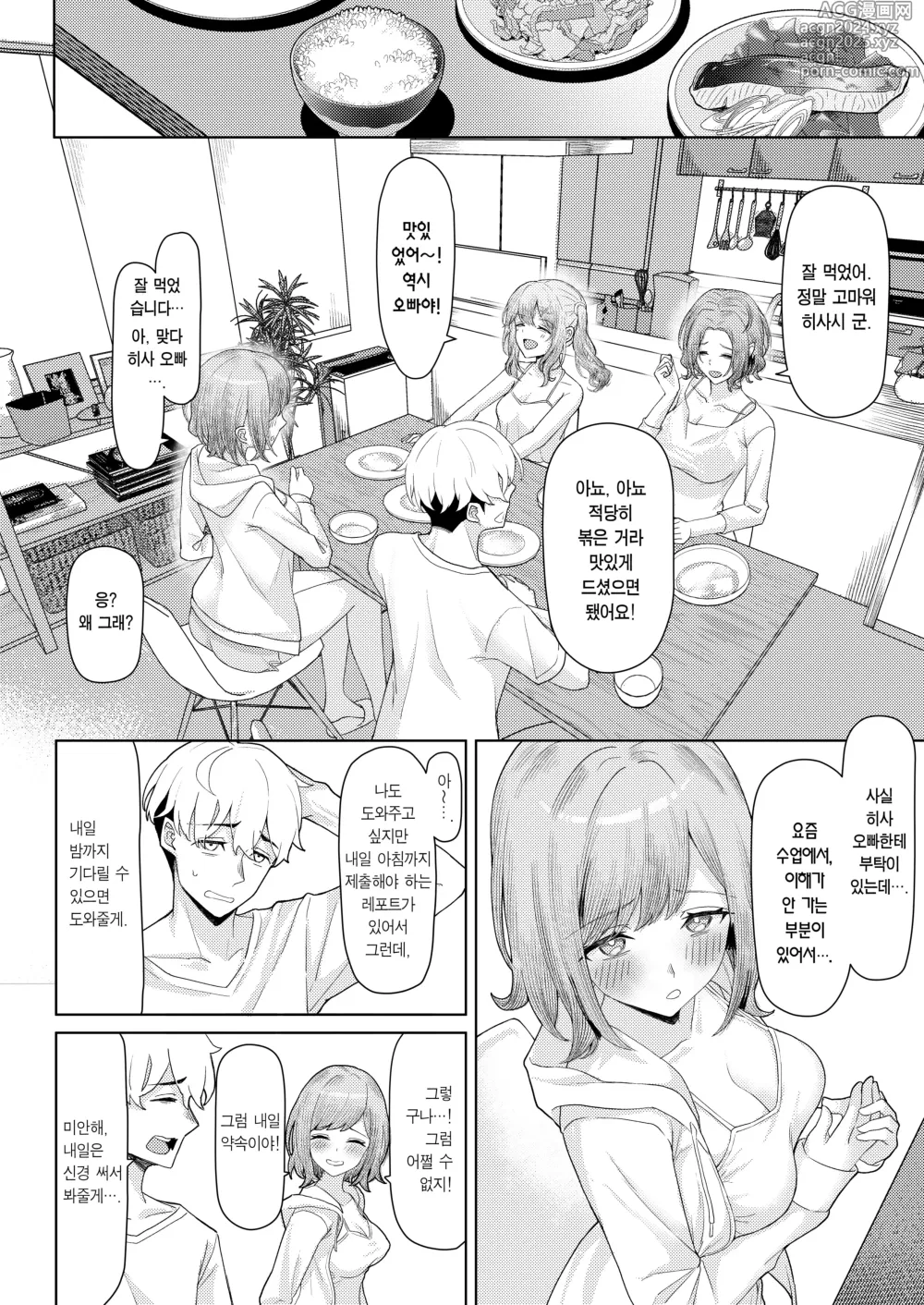 Page 5 of doujinshi 아버지의 재혼으로 동거하게 된 새엄마와 새누나동생과 교대로 섹스하게 된 책