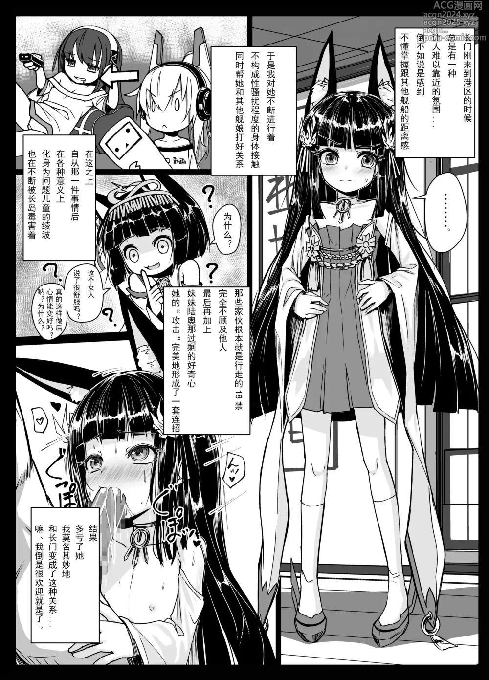 Page 4 of doujinshi Yo wa Nagato Juushou (Teokure) no Nagato de Aru