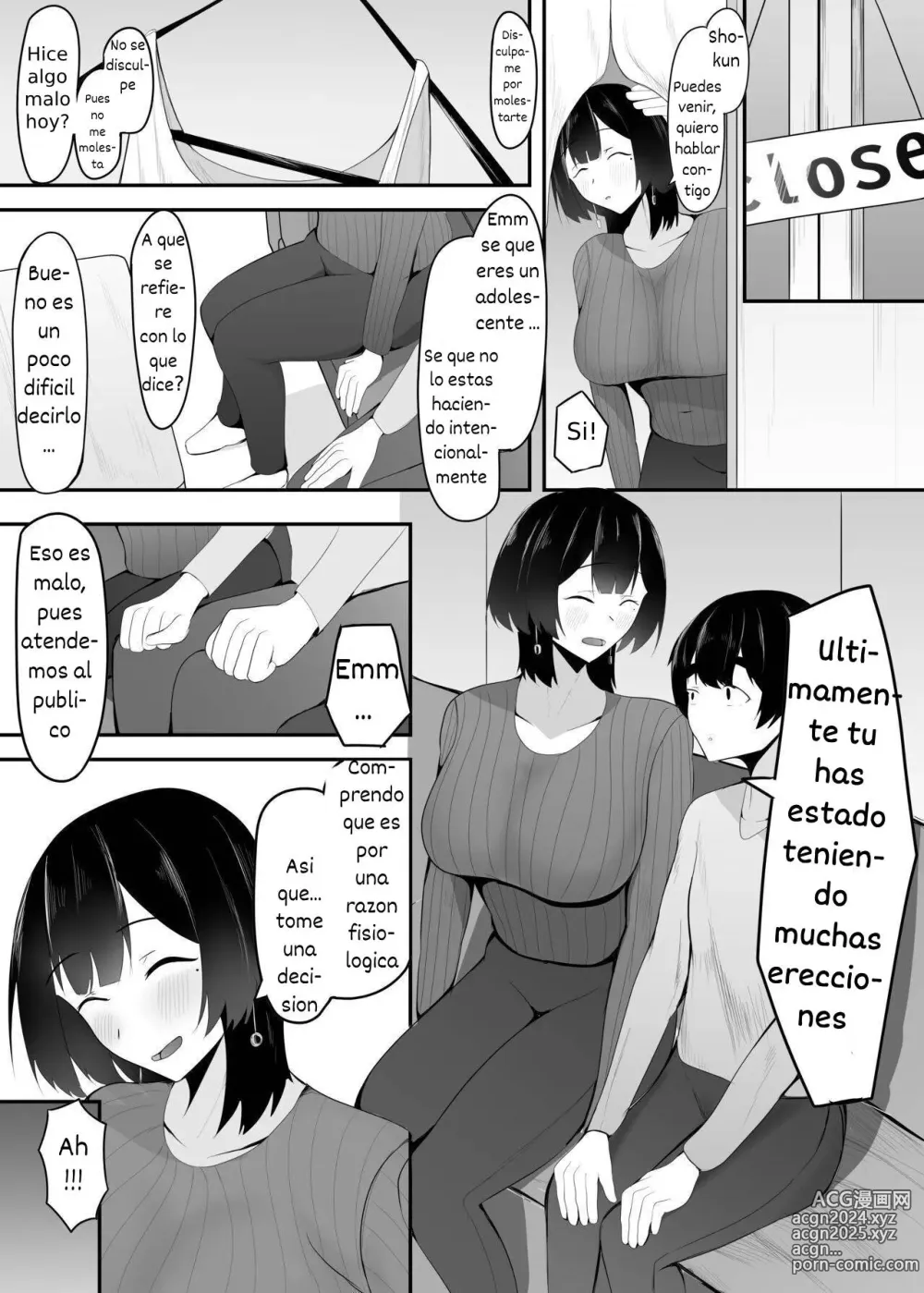 Page 10 of doujinshi Kyonyuu Tenchou no Itazura