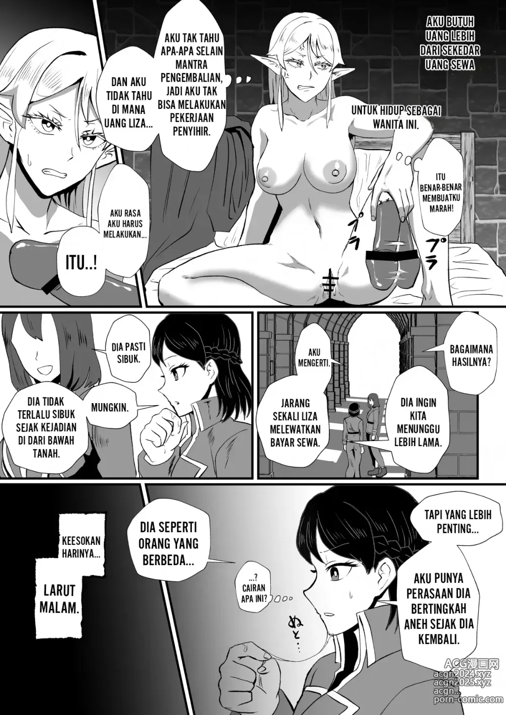 Page 18 of doujinshi JEBAKAN PENUKAR TUBUH ~ LIZA SI ELF PENYIHIR TELAH KEMBALI ~