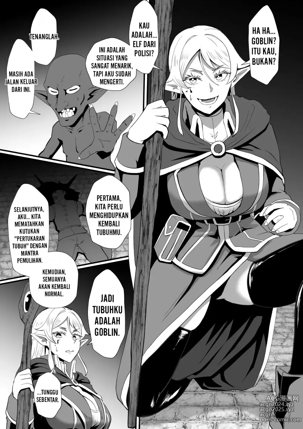 Page 8 of doujinshi JEBAKAN PENUKAR TUBUH ~ LIZA SI ELF PENYIHIR TELAH KEMBALI ~