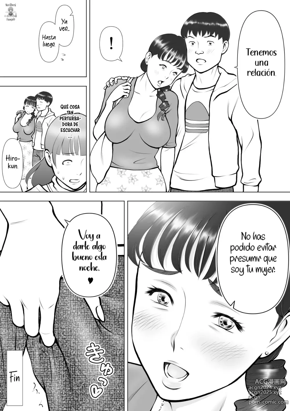 Page 43 of doujinshi Mi semen derramándose de los labios de mi madre