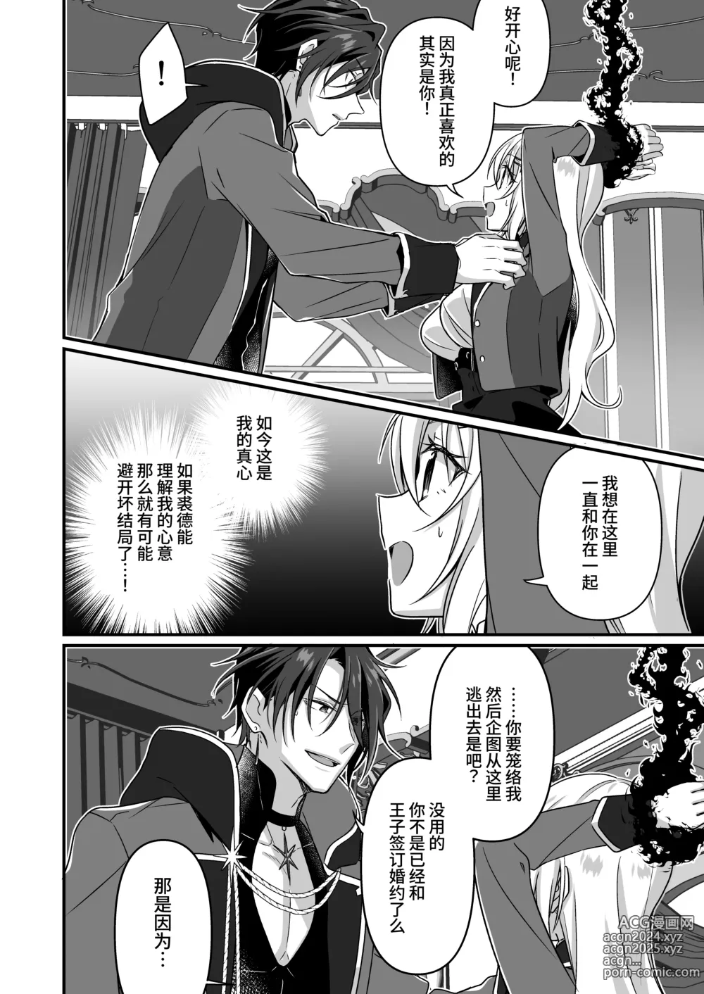 Page 12 of doujinshi 转生之后进了乙女游戏的执着监禁坏结局