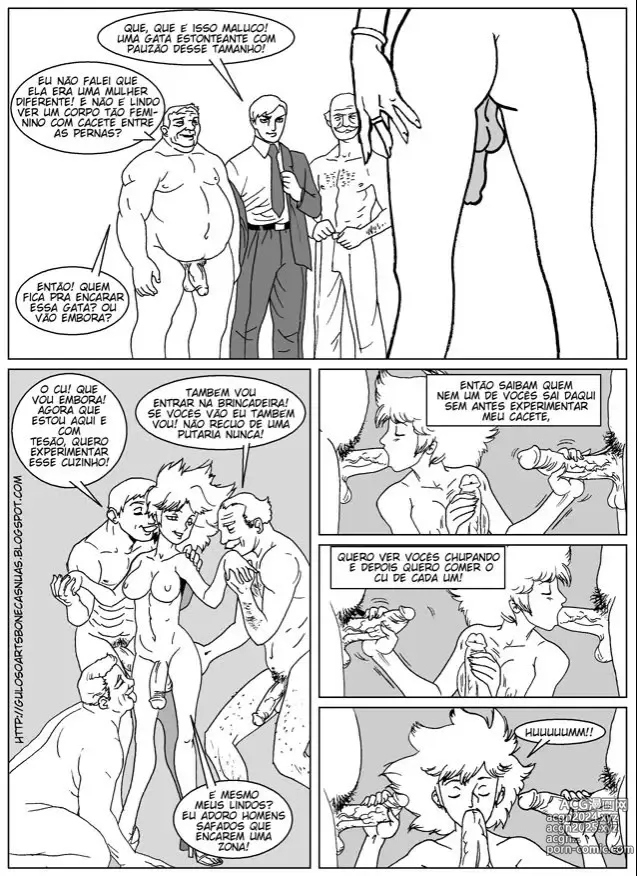 Page 226 of doujinshi Garoto guloso e travesti mexico