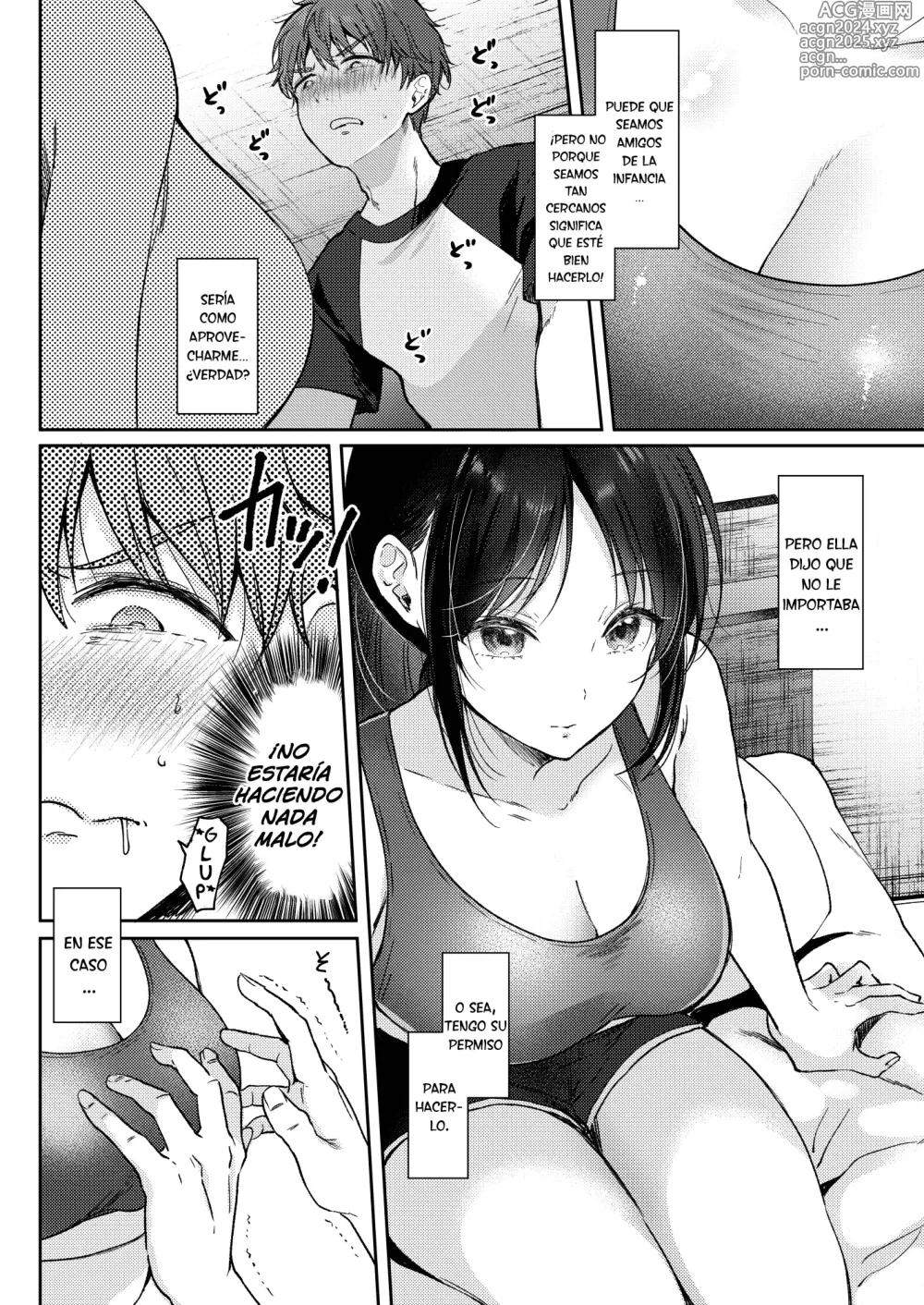 Page 12 of doujinshi Mujikaku na Osananajimi to Kyoumi Honi de Yatte Mitara Parte 01