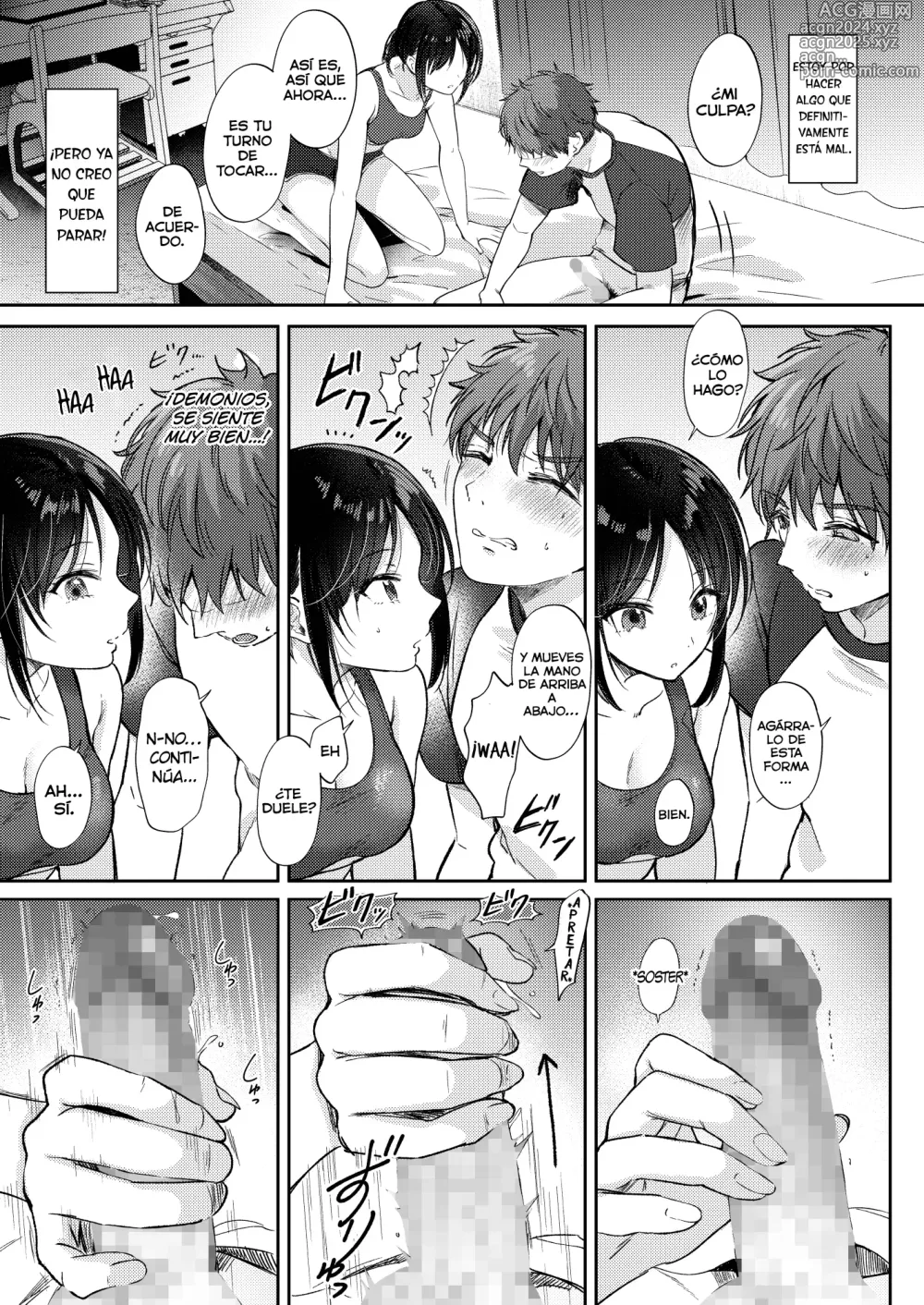 Page 19 of doujinshi Mujikaku na Osananajimi to Kyoumi Honi de Yatte Mitara Parte 01