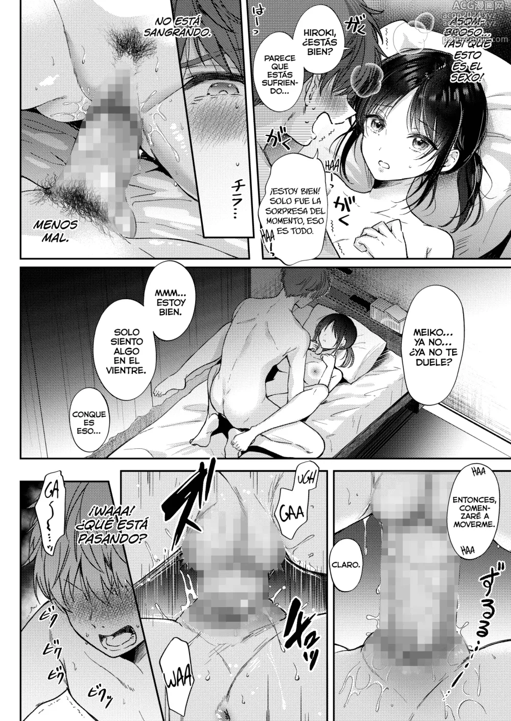 Page 42 of doujinshi Mujikaku na Osananajimi to Kyoumi Honi de Yatte Mitara Parte 01