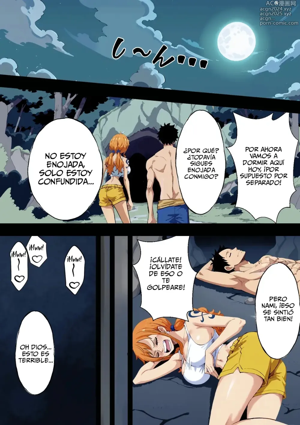 Page 36 of doujinshi Nami-san Buchigire!? Saiin Joutai de Muramura ga Tomaranai!!! - ¡Nami está en Estado Afrodisíaco y no Puede Dejar de Sentirse Cachonda!