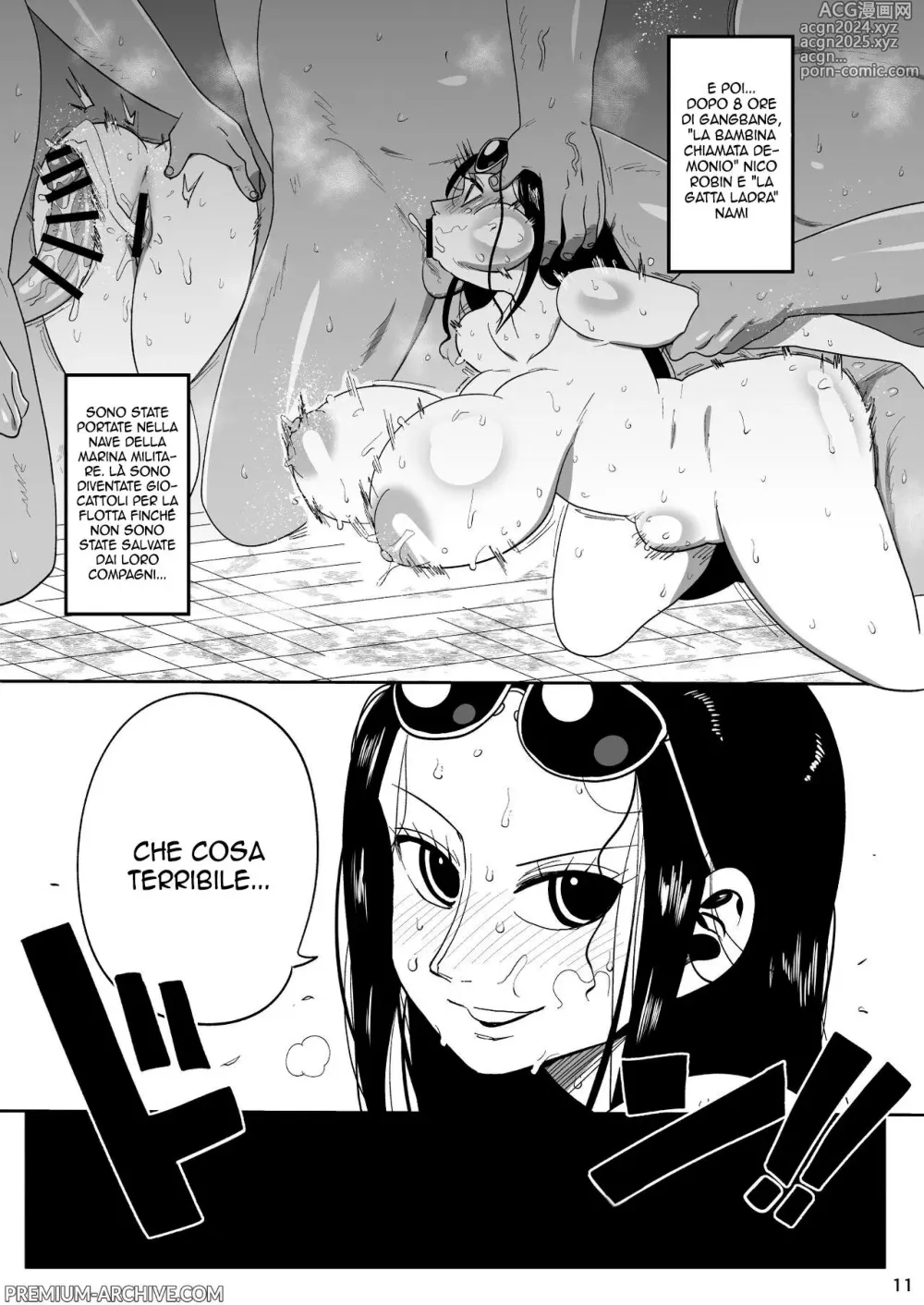 Page 11 of doujinshi Il Massaggio di Nico Robin