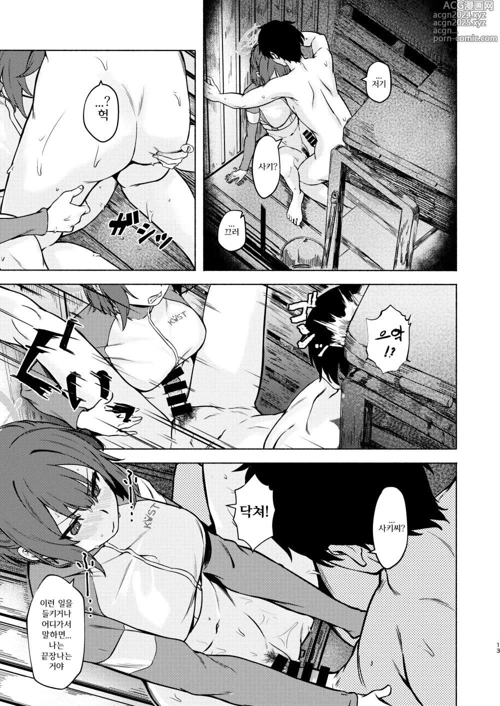 Page 13 of doujinshi 사키와 여름 땀 가득한 은밀 작전!