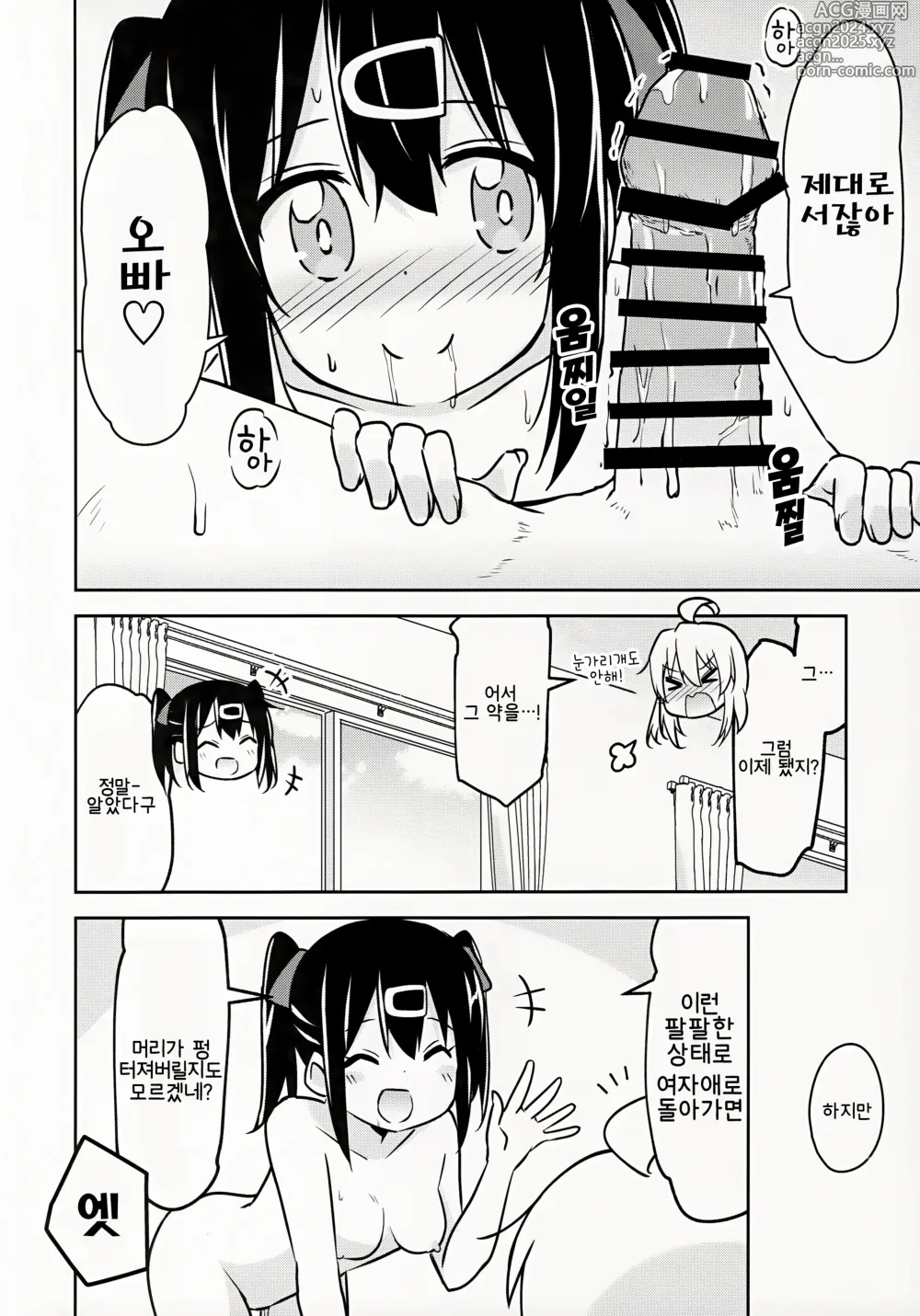 Page 12 of doujinshi 여동생의 알몸에는 흥미없다 라고 말했었지?