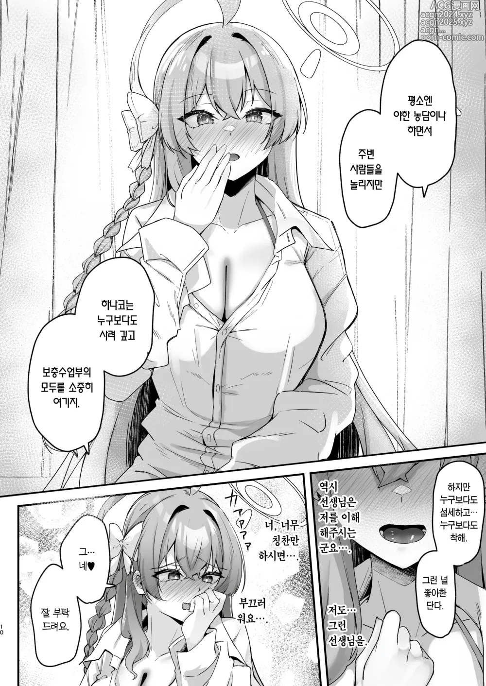 Page 9 of doujinshi 우라와의 화원