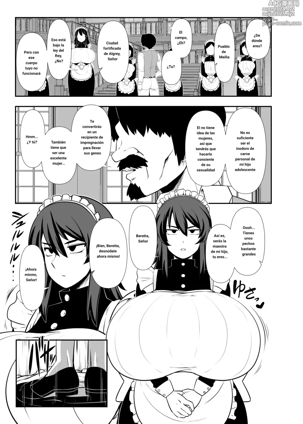 Page 2 of doujinshi Es hora de Ordeñar, Joven Maestro