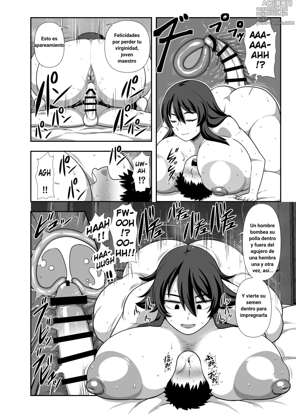 Page 23 of doujinshi Es hora de Ordeñar, Joven Maestro