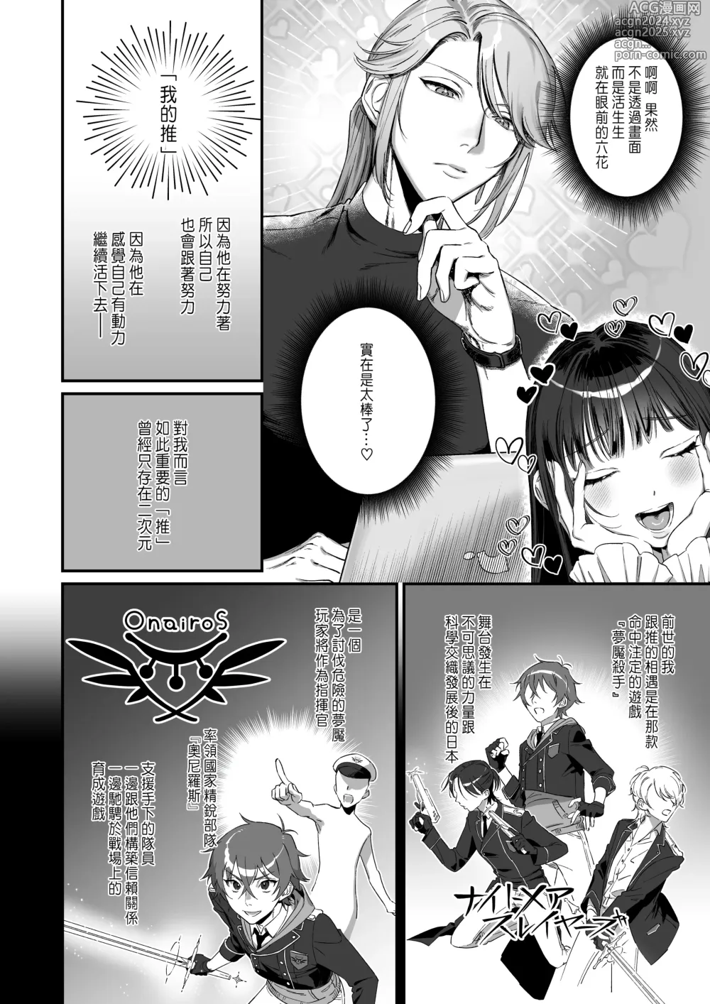 Page 8 of doujinshi Oshi ni Osareru Isekai Tensei ~Sennou x Kairaku x Kyoizon Ecchi~