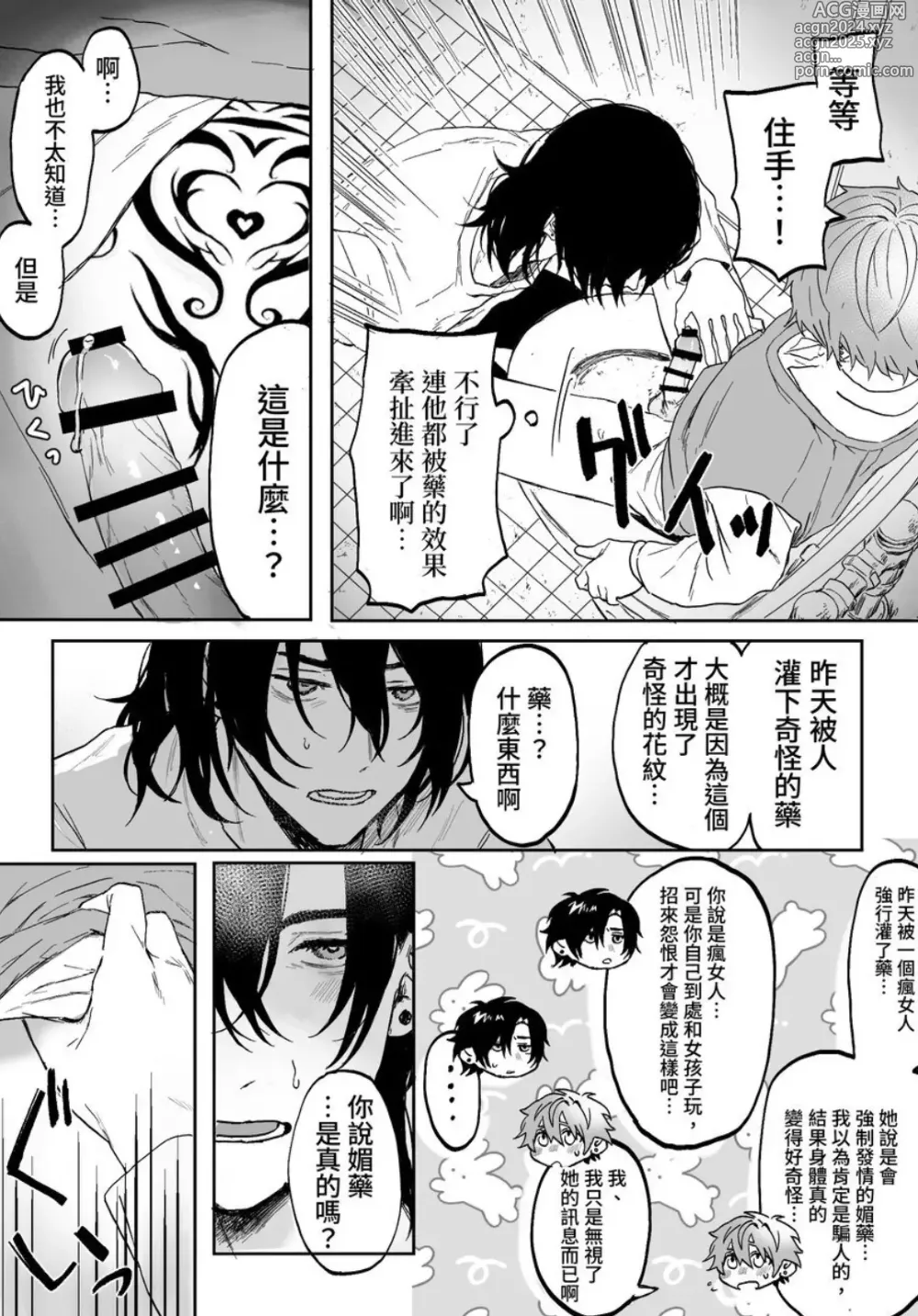 Page 27 of manga Nonke danshi, biyaku de tsuyo○hatsujo!?〜 Mishiranu otoko ni chi○Ni sa reta ageku, shinyu tomo SEX shi chaimashita 〜【chinese】