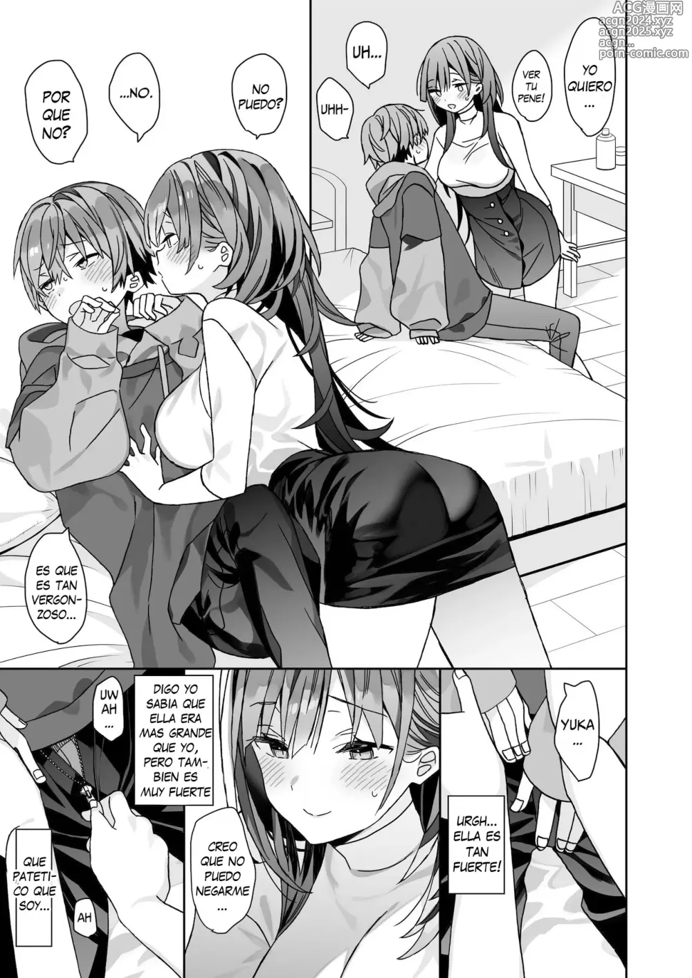 Page 8 of doujinshi Tipo Pequeno Tiene Sexo con Enorme Mujer